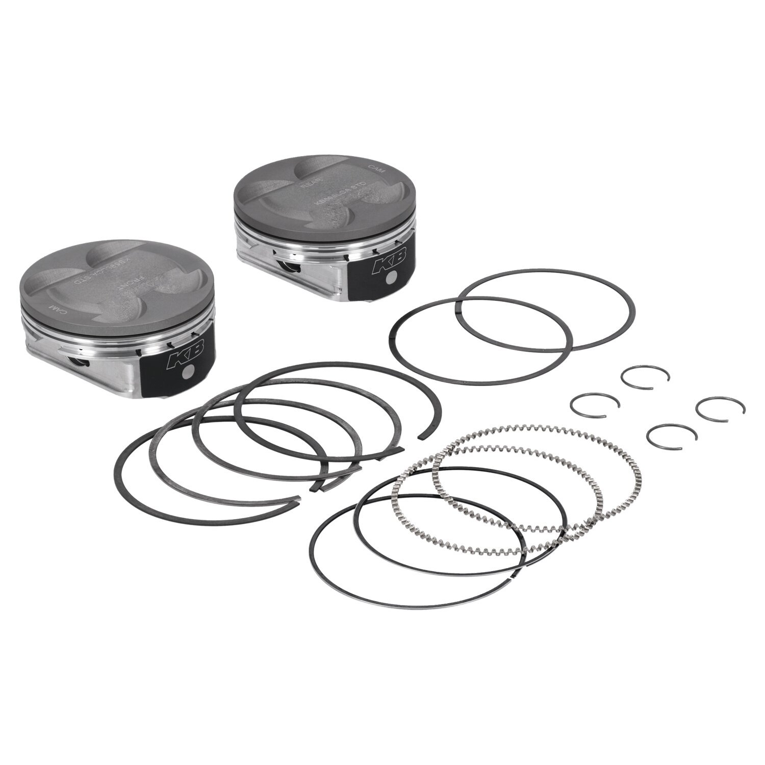 KB, M8 114"/117" to 128" big bore conversion piston kit. STD