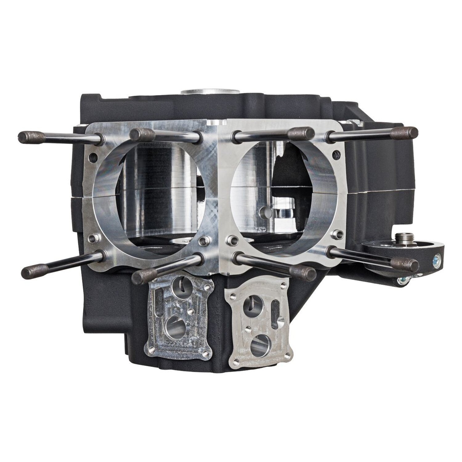 S&S, M8 Touring MK-Series crankcase assembly, Black