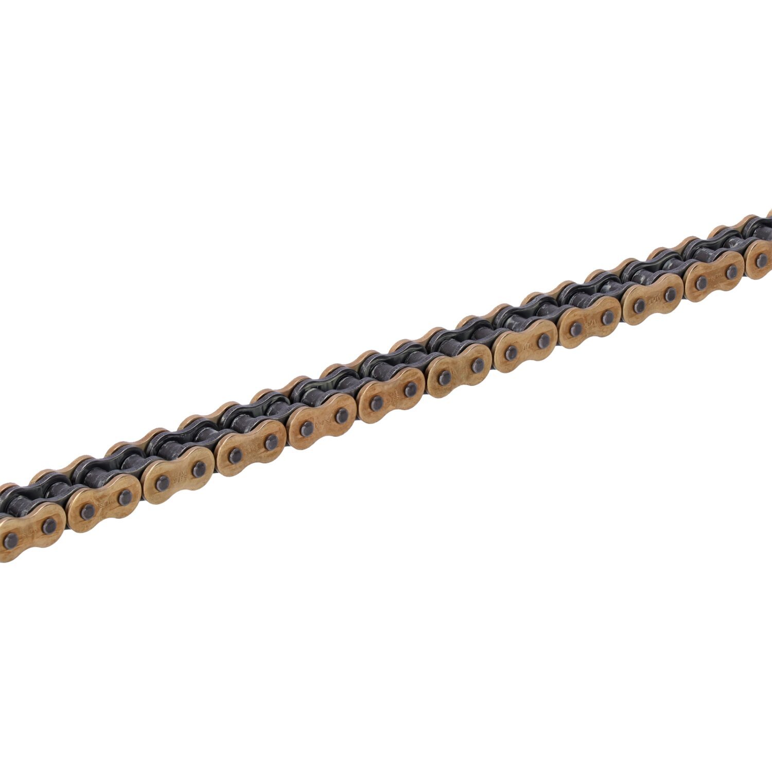 Tsubaki, 530 RQ2 X-ring chain. Gold. 110 links