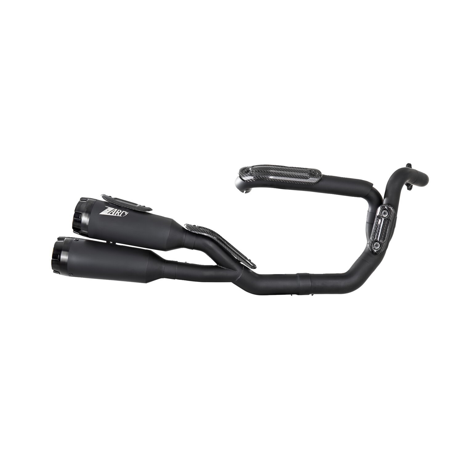 Zard, 2-1-2 Nightster 975 exhaust system, Black, Matte
