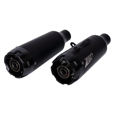 Euro 5 homologated.
Comes a 1000°C resistant matte black Cerakote ceramic coating.
Made from AISI 304 stainless steel with black aluminum end caps. OEM weight 10.7kg, Zard weight 7kg. making it a lightweight 2-1-2 system with +1.9 horsepower, notwithstanding it is homologated. Complete with exclusive carbon fiber heat shields. Manufactured using high end 2D/3D lasers, robots, bending machines and skilled qualified welders for the perfect result.
Note: Not compatible with saddlebags.
Note: This is a EU homologated exhaust system. Removing or modifying the Db killer on homologated exhausts will void the warranty and the homologation. Certification is valid for unmodified stock bikes, for the specific models and model years as mentioned in the product descriptions (Directive 97/24/CE, EU regulation 134/2014). The approval number, shown on the supplied relevant certificate, is stamped on every exhaust system and it must be presented to law enforcement when checked.