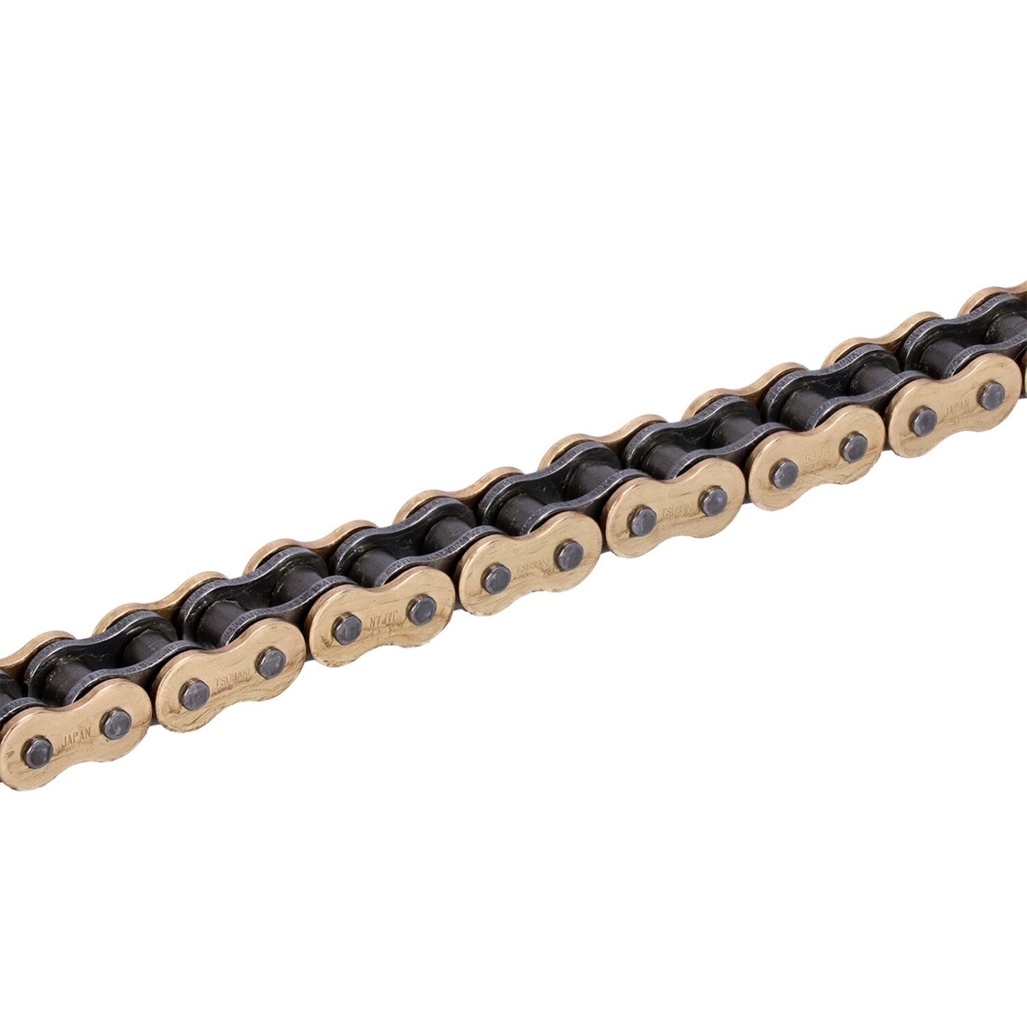 Tsubaki, 530 RQ2 X-ring chain. Gold. 100 links