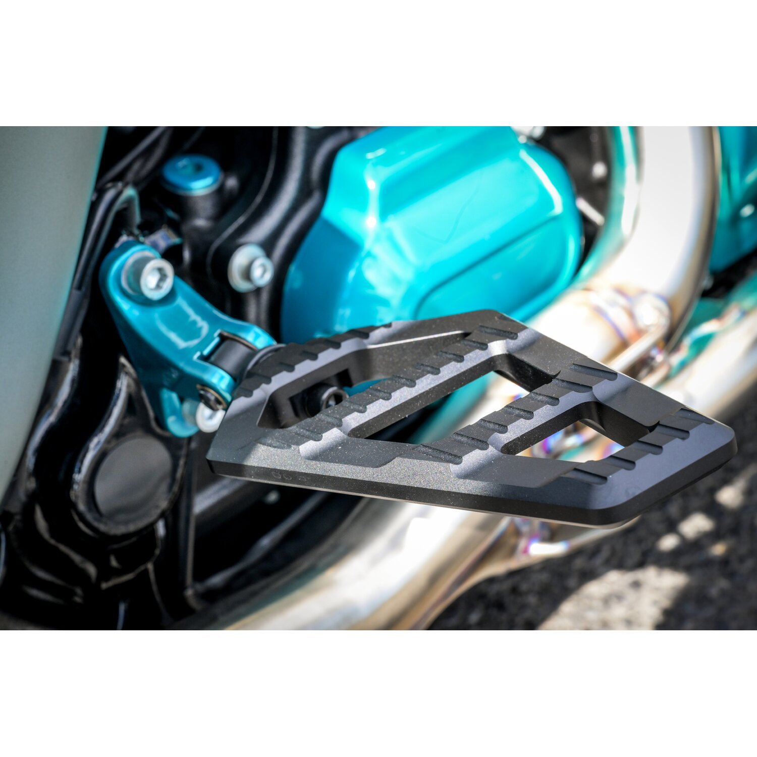 Kodlin, splined rider peg adapter, Black, Gloss
