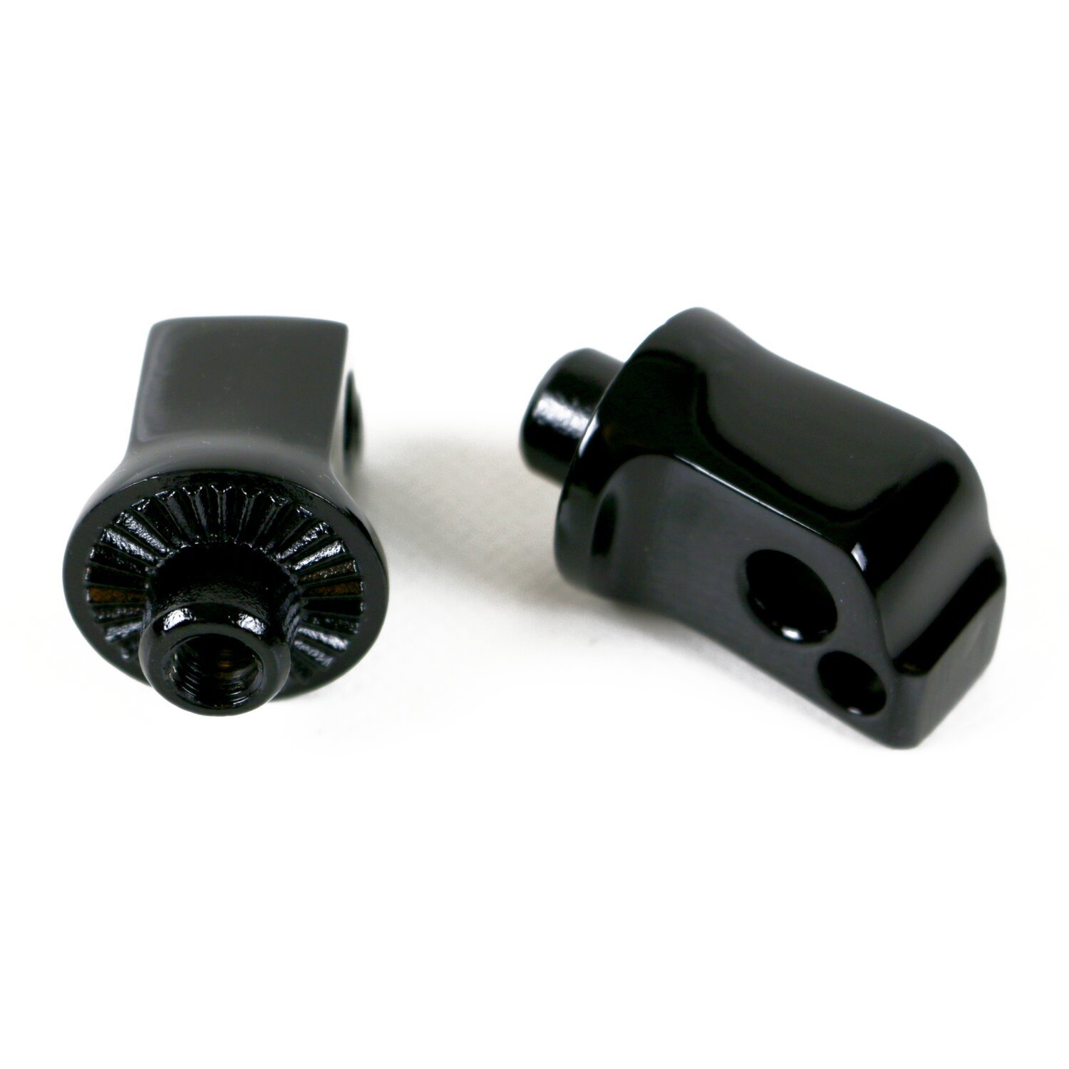 Kodlin, splined passenger peg adapter, Black, Gloss