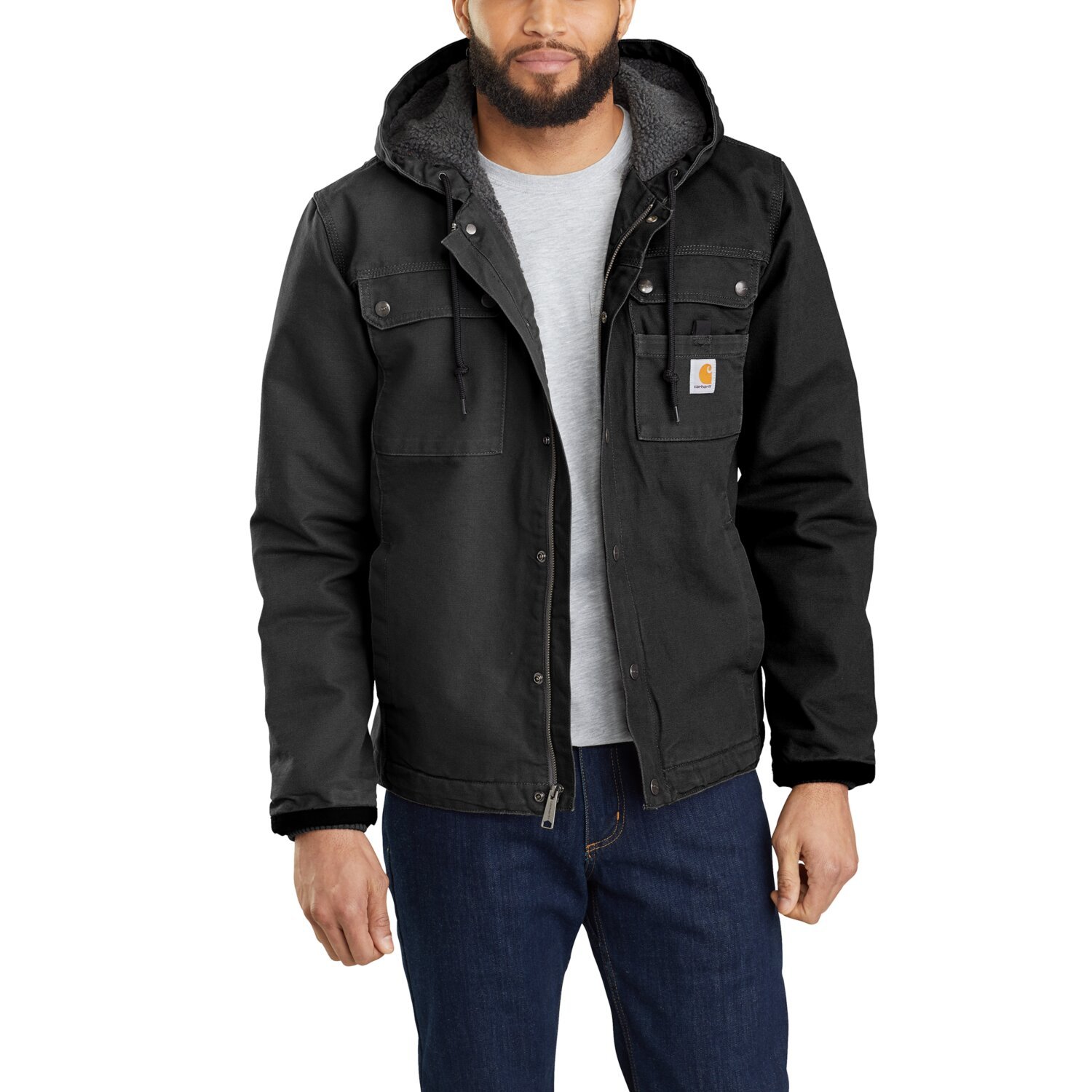 Carhartt Utility sherpa-lined jacket, Black, L
