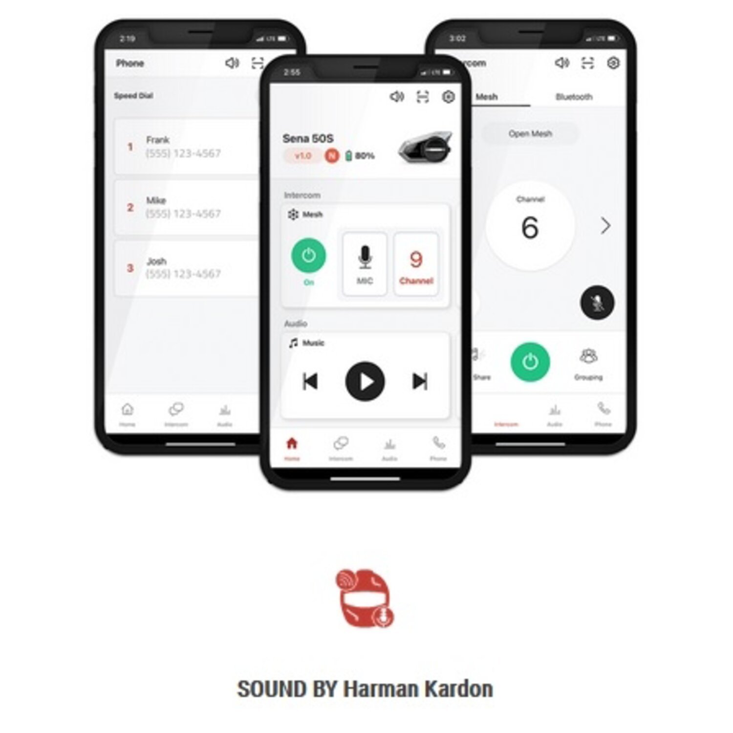 Sena 50S Mesh Sound by Harman Kardon dual