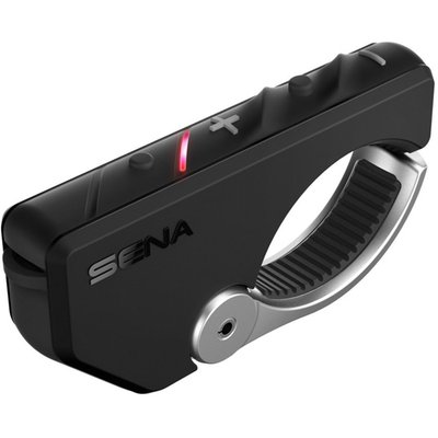 The Sena RC4 is a sleek remote that mounts to the handlebars of your bike and offers complete control of your Sena bluetooth headset. Ride safe with the convenient 4-button control at your fingertips. Compatible with most Sena devices that utilize Bluetooth® 4.1 or higher.
