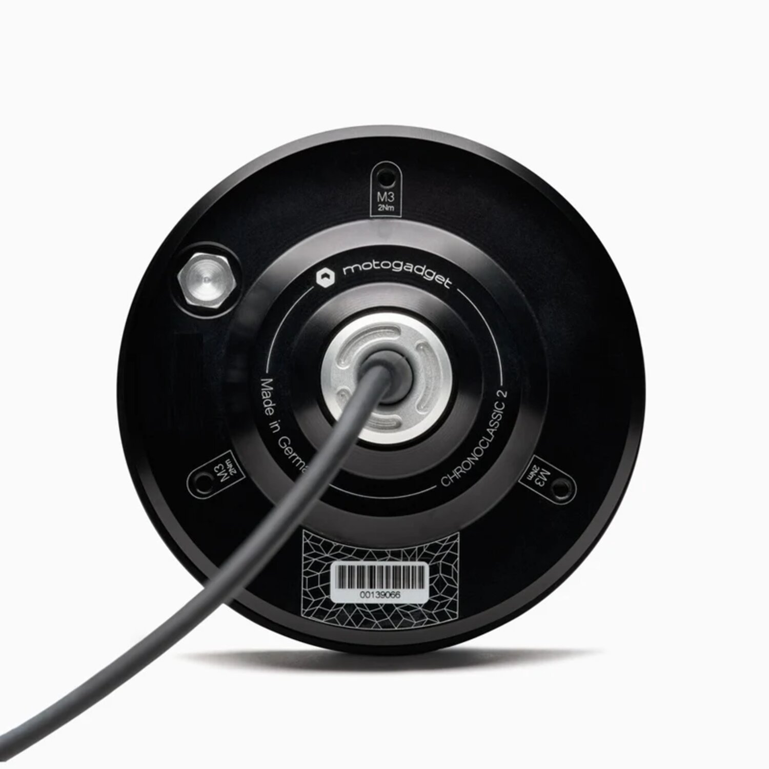 Motogadget, Chronoclassic 2 'Tacho Face'. 8000 RPM. Black B