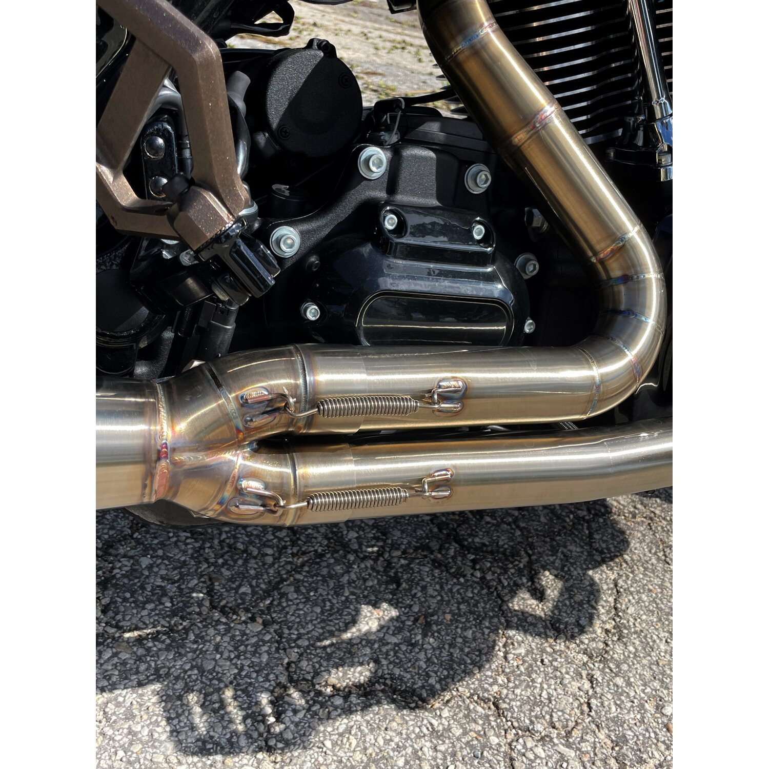 Kodlin, Next Level 2-1 exhaust system. Clear stainless