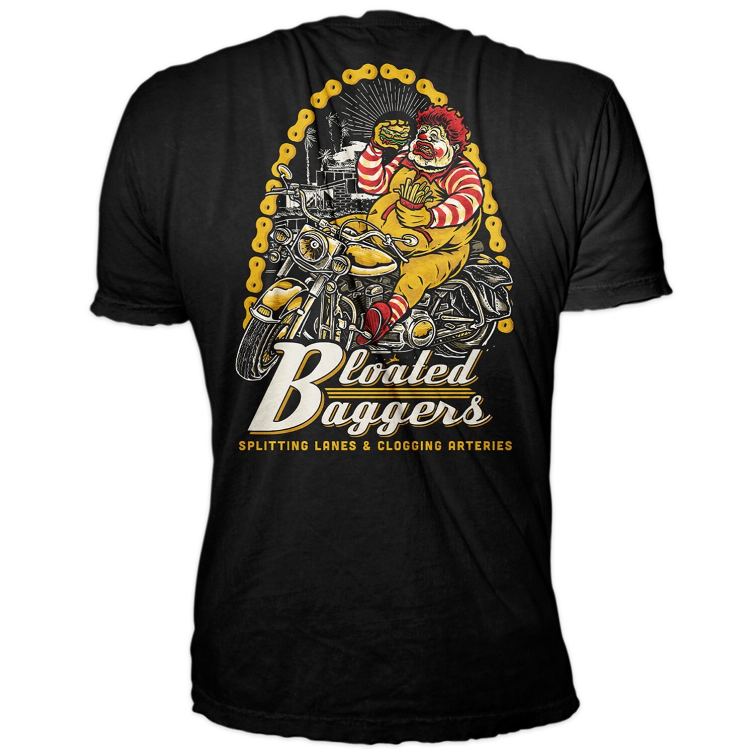 Down-n-Out Bloated Baggers t-shirt