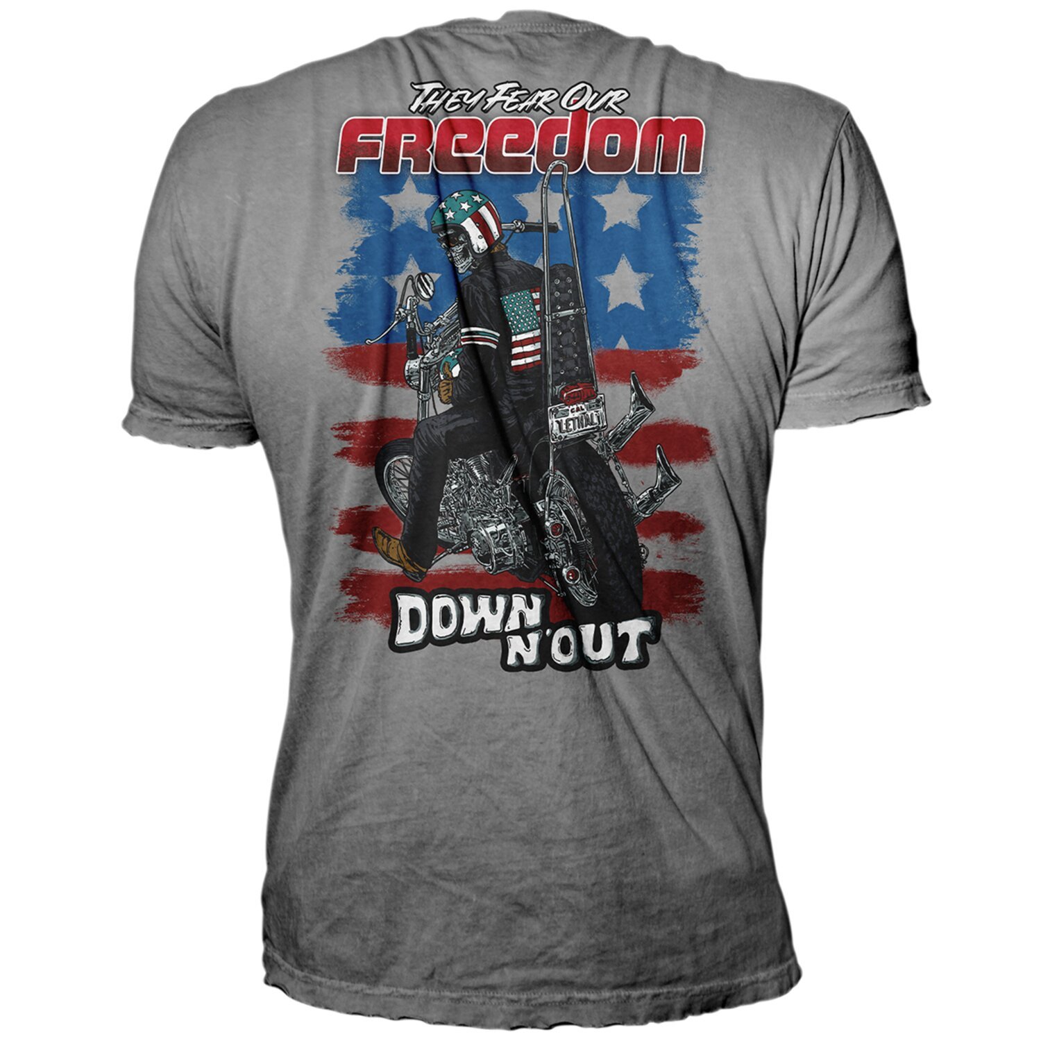 Down-n-Out Freedom Rider t-shirt
