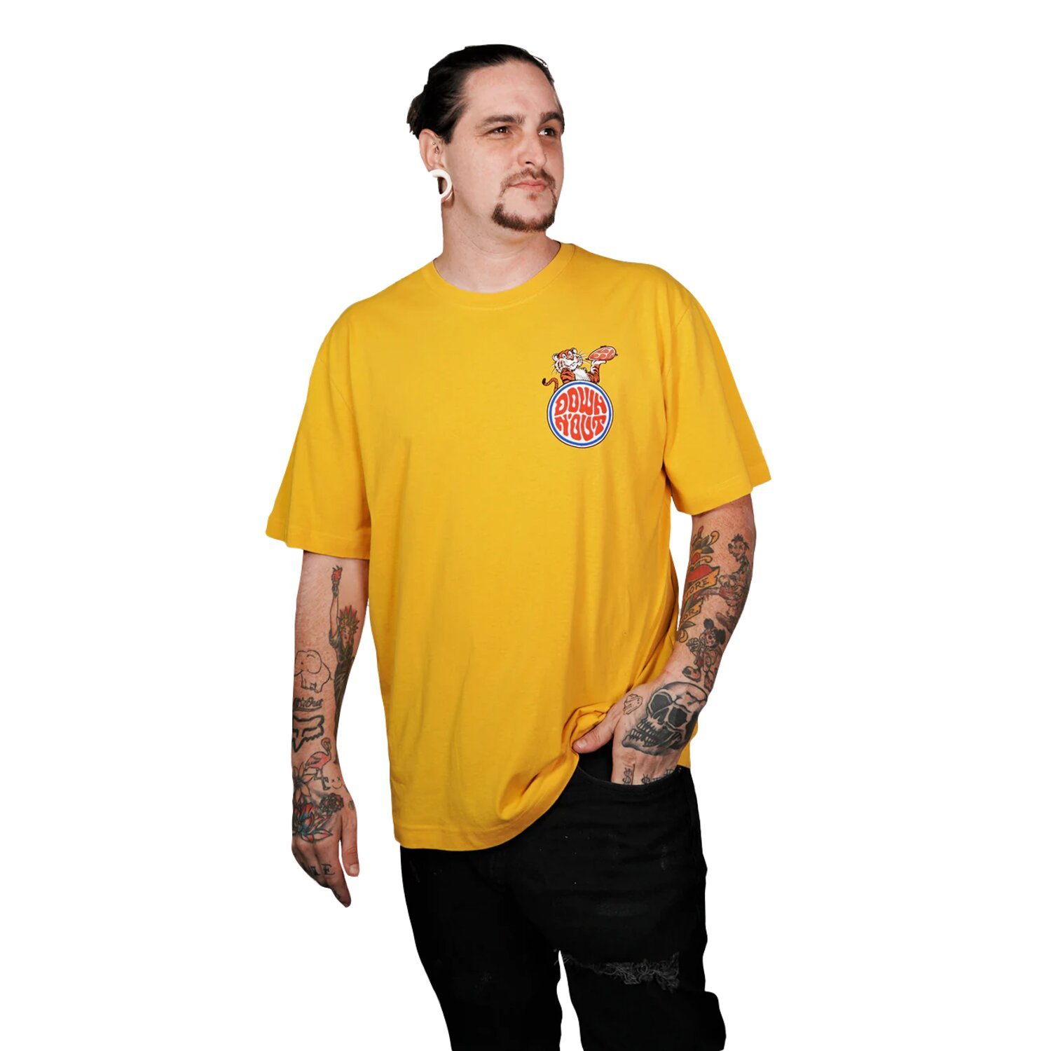 Down-n-Out Tiger In Your Tank t-shirt