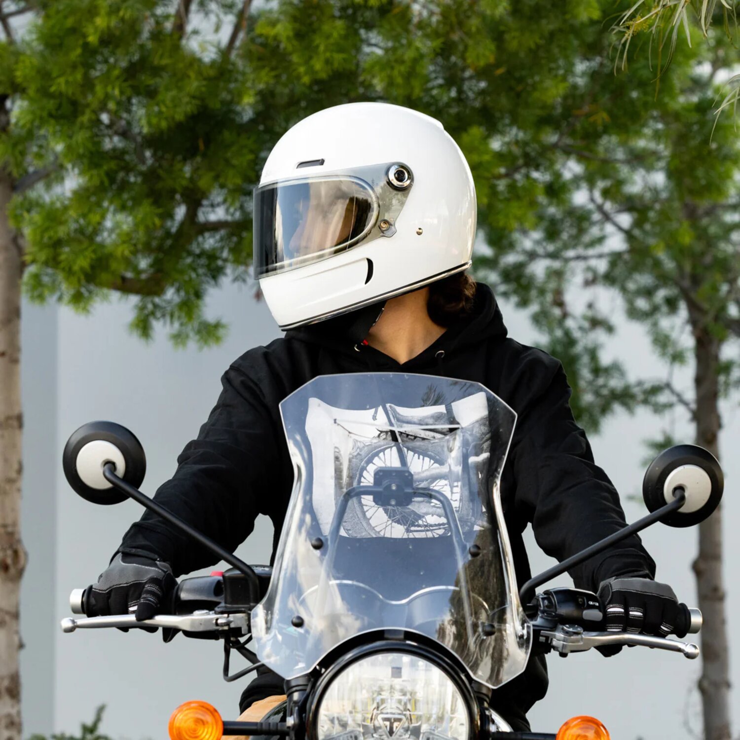 Biltwell Gringo / S / SV 22.06 shield light smoke, Gray
