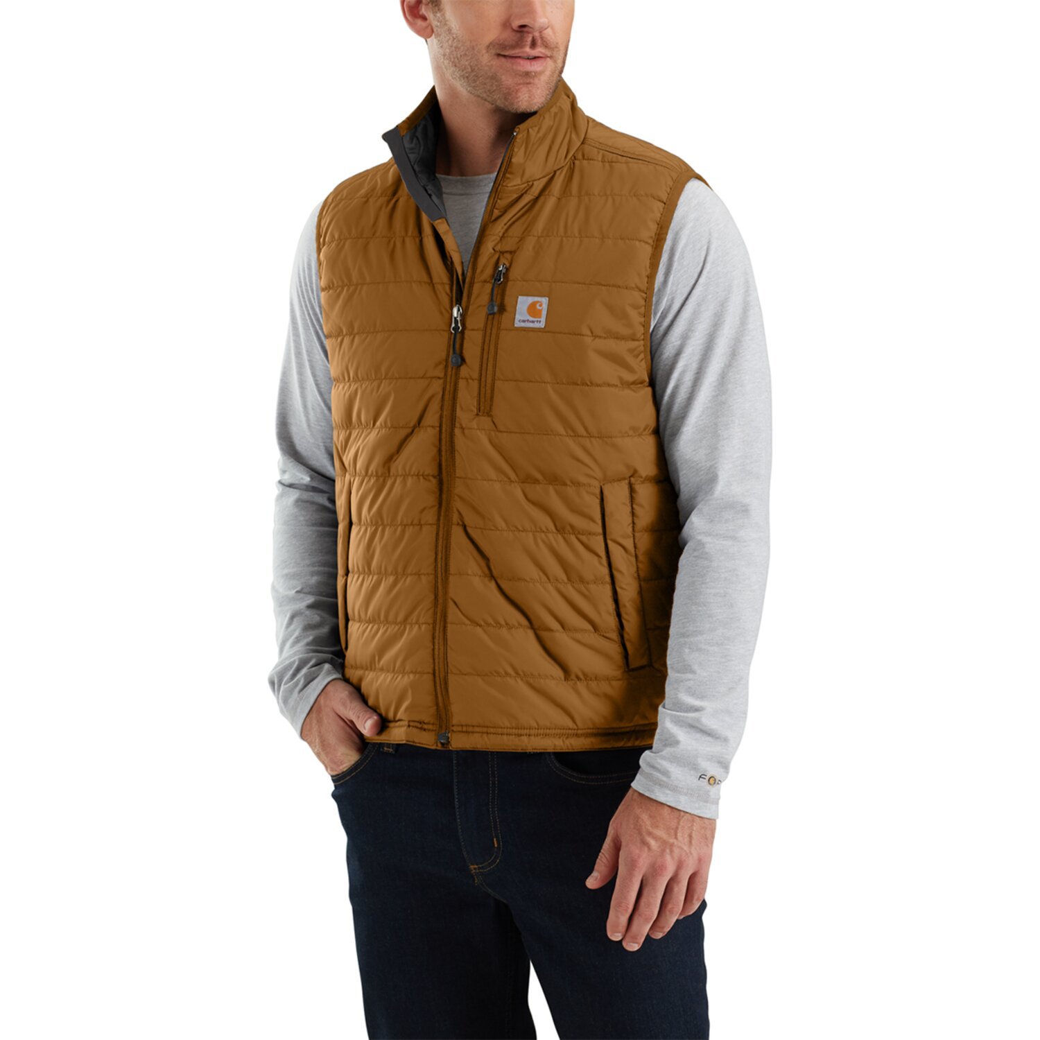 Carhartt Gilliam vest, carhartt brown, XL