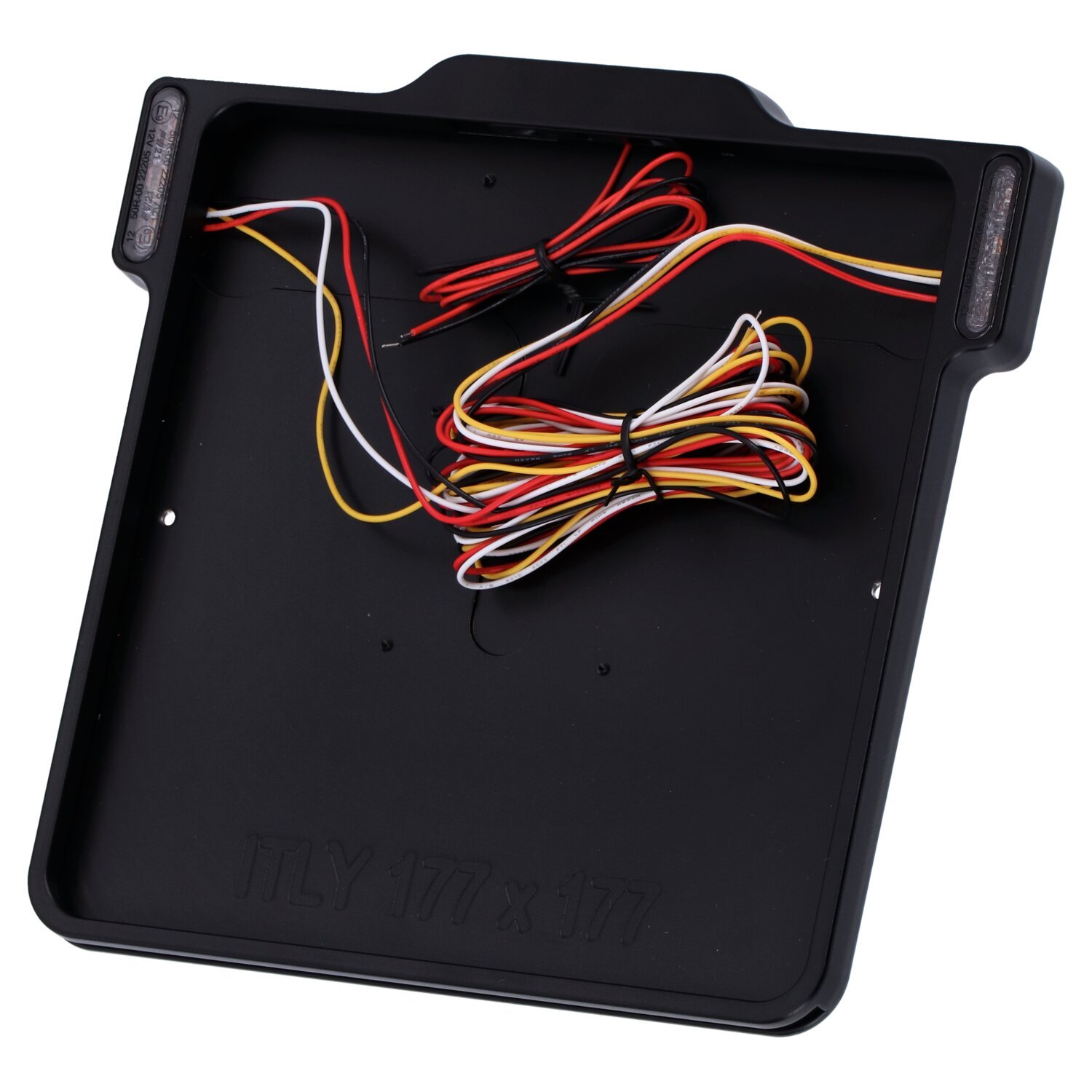 DMP, 3-1 license plate frame. 3.0 Italy, Black, Matte