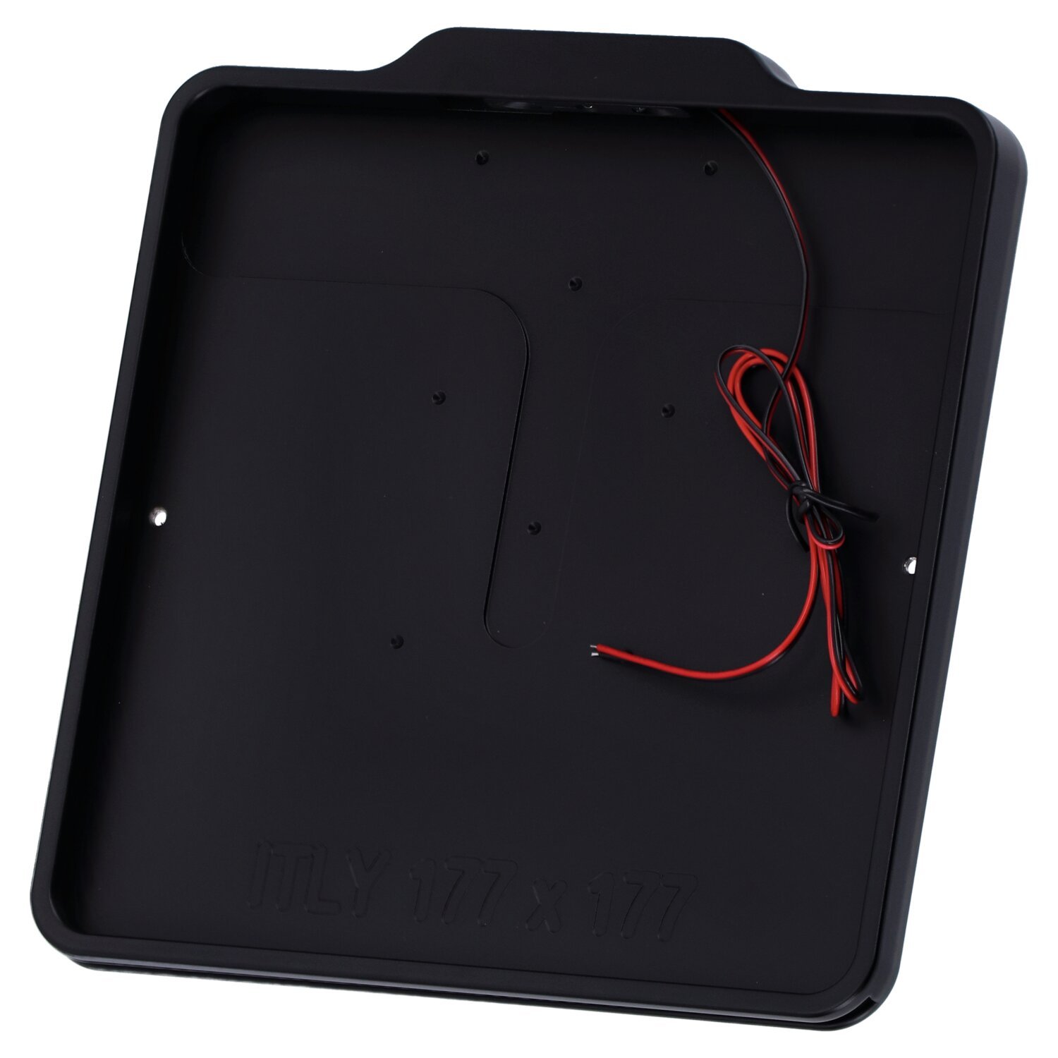DMP, license plate frame with light 5.0 Italy, Black, Matte