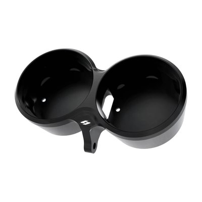 The LR/S Twin Gauge Bucket is a must-have accessory for motorcycle enthusiasts. This innovative product allows twin gauges to be relocated onto the handlebars, providing more adjustability and better visibility while riding. No more straining your neck or taking your eyes off the road to check your gauges. With the LR/S Twin Gauge Bucket, you can easily monitor your speed, RPM, fuel level, and other important information right at your fingertips. Machined from 6061 Billet Aluminum, this bucket is built to withstand the elements and provide long-lasting performance. Upgrade your ride and enhance your safety with the LR/S Twin Gauge Bucket. Mounts sold separately. Compatible with both the Kraus T-Bar Clamp and Isolated Riser Top Gauge Mount. Add the Kraus Gauge Bezel 3-inch extension for maximum adjustability.