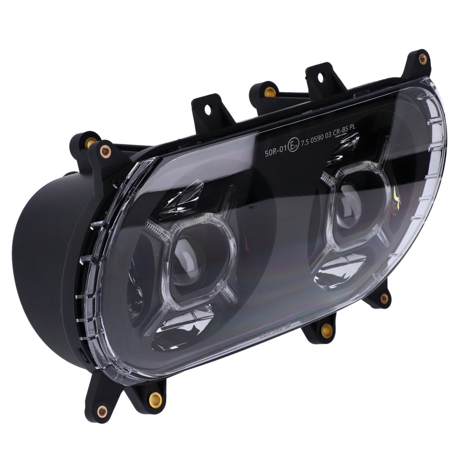 Bright, RG dual LED headlamp unit assembly