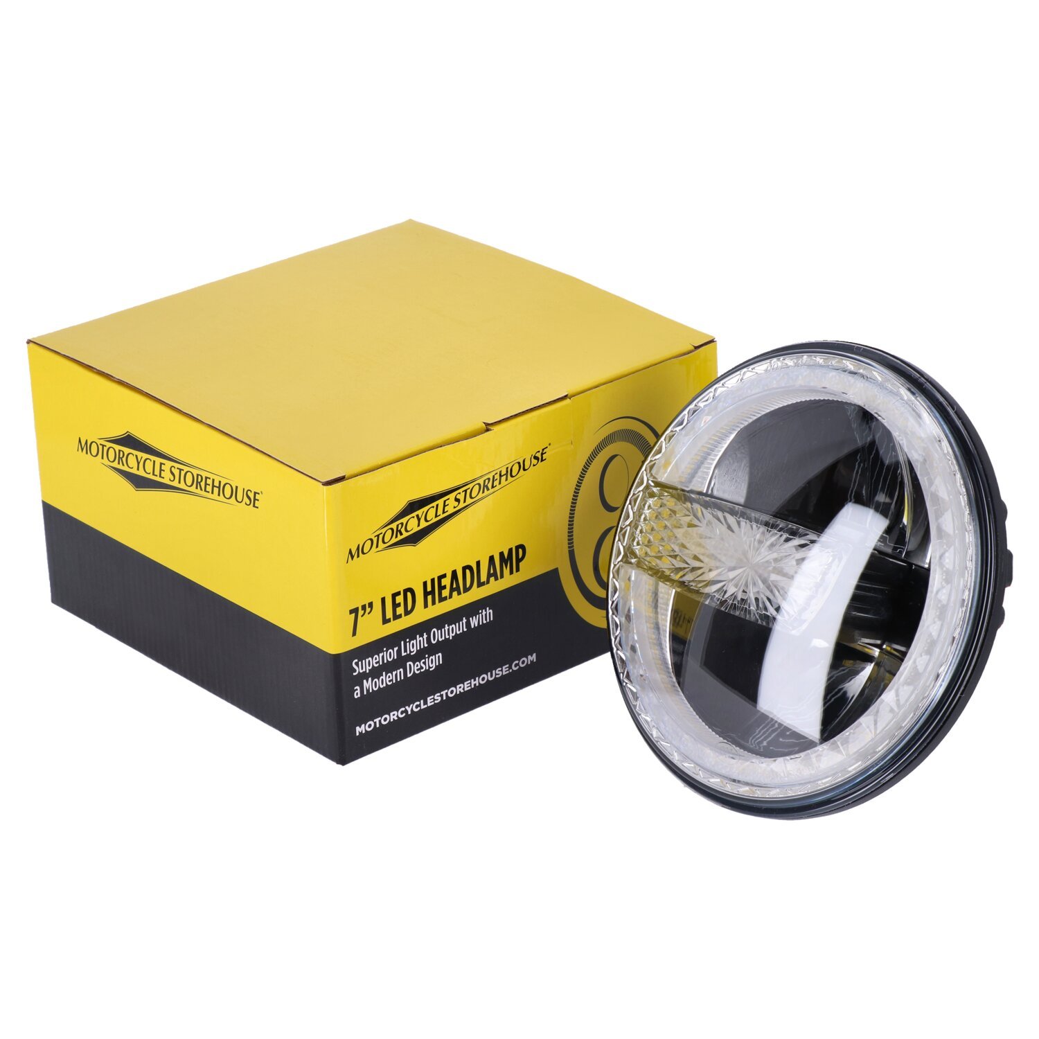 Bright, 7" shaker LED headlamp unit