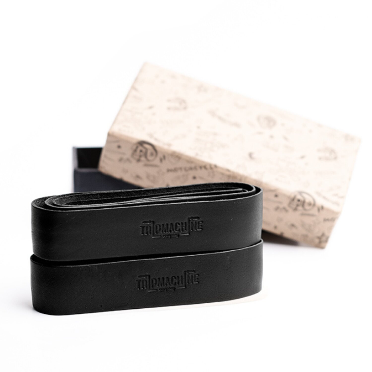 Trip Machine, leather handlebar grip wraps