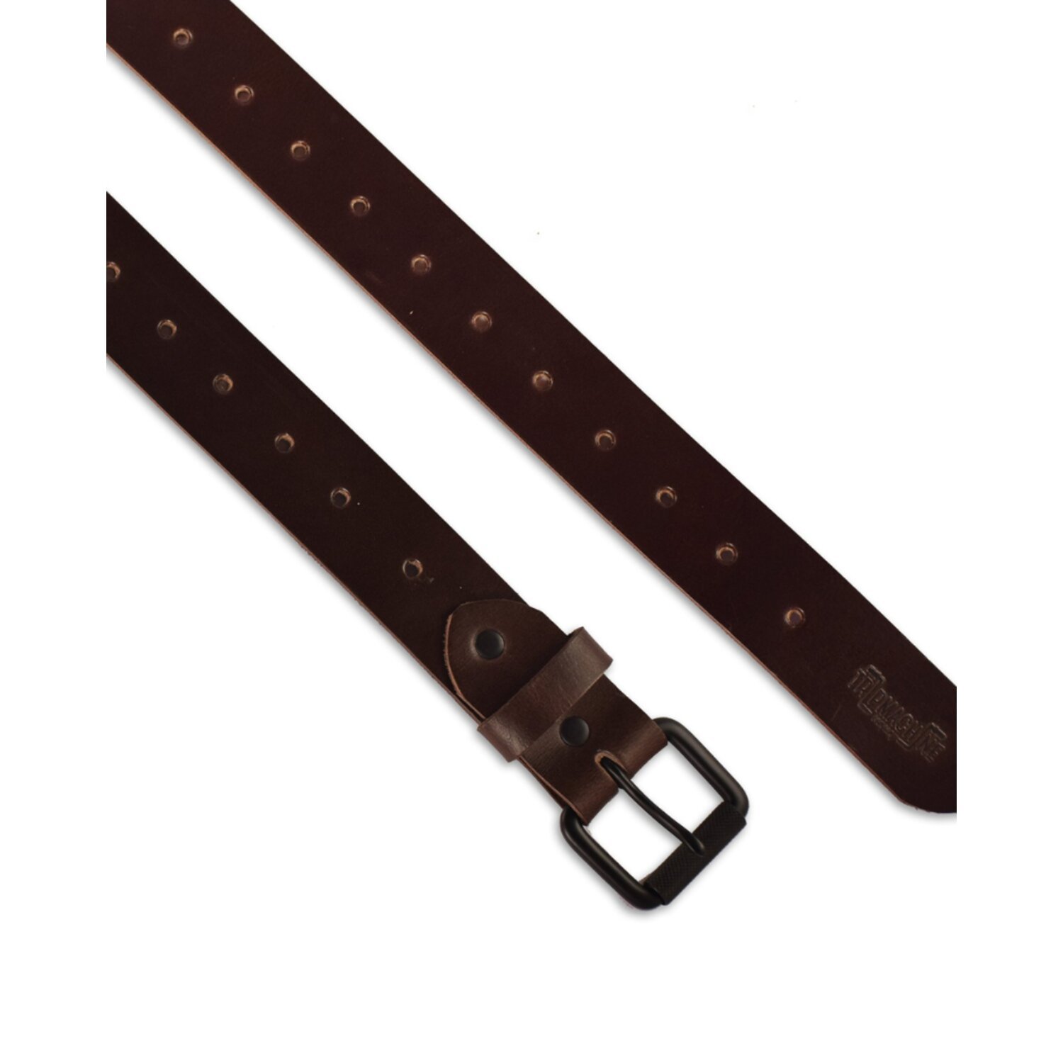 Trip Machine Belt Single pin tobacco brown