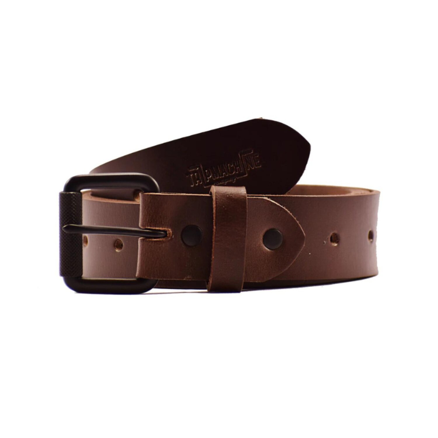 Trip Machine Belt Single pin tobacco brown