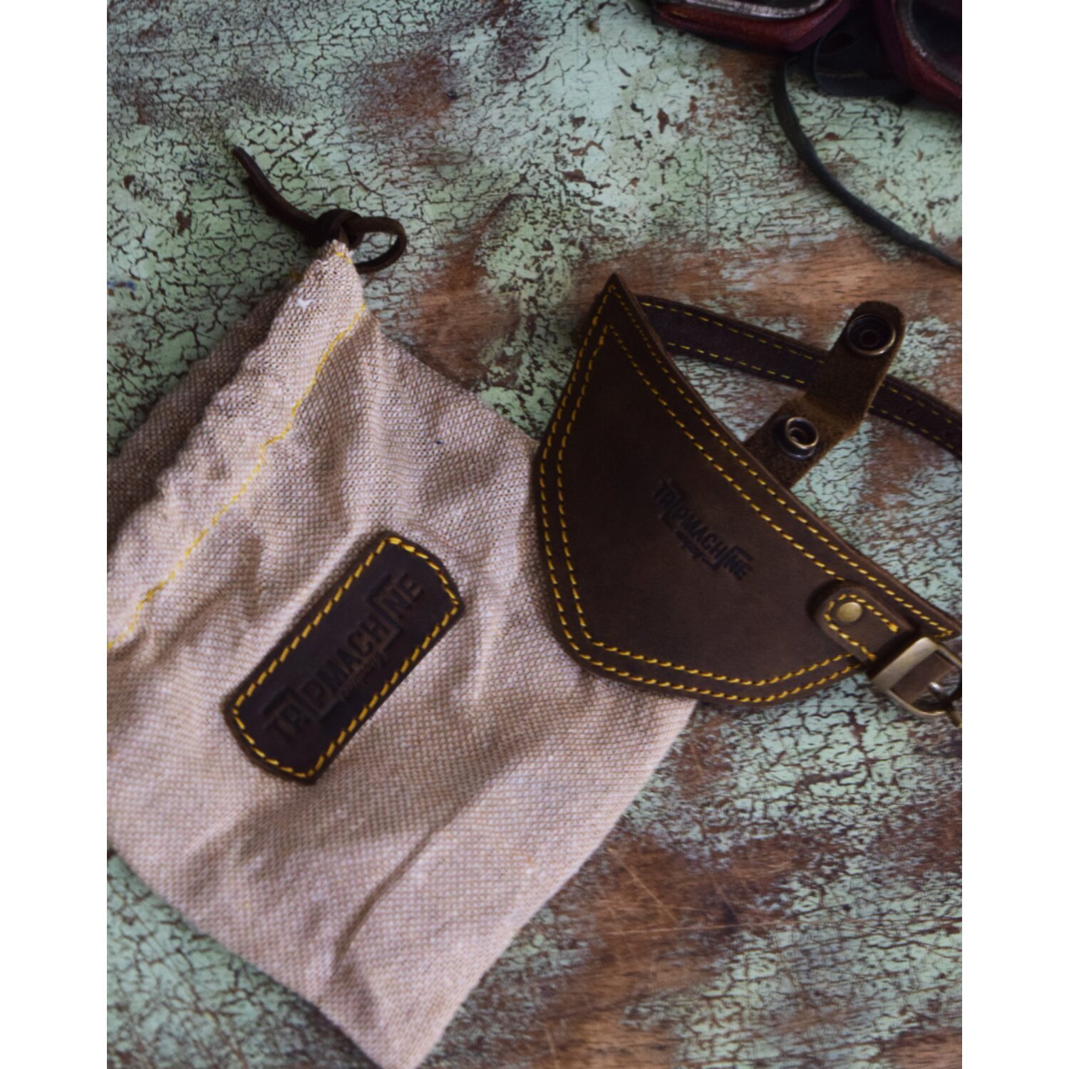 Trip Machine Shoe protector classic tobacco, Brown