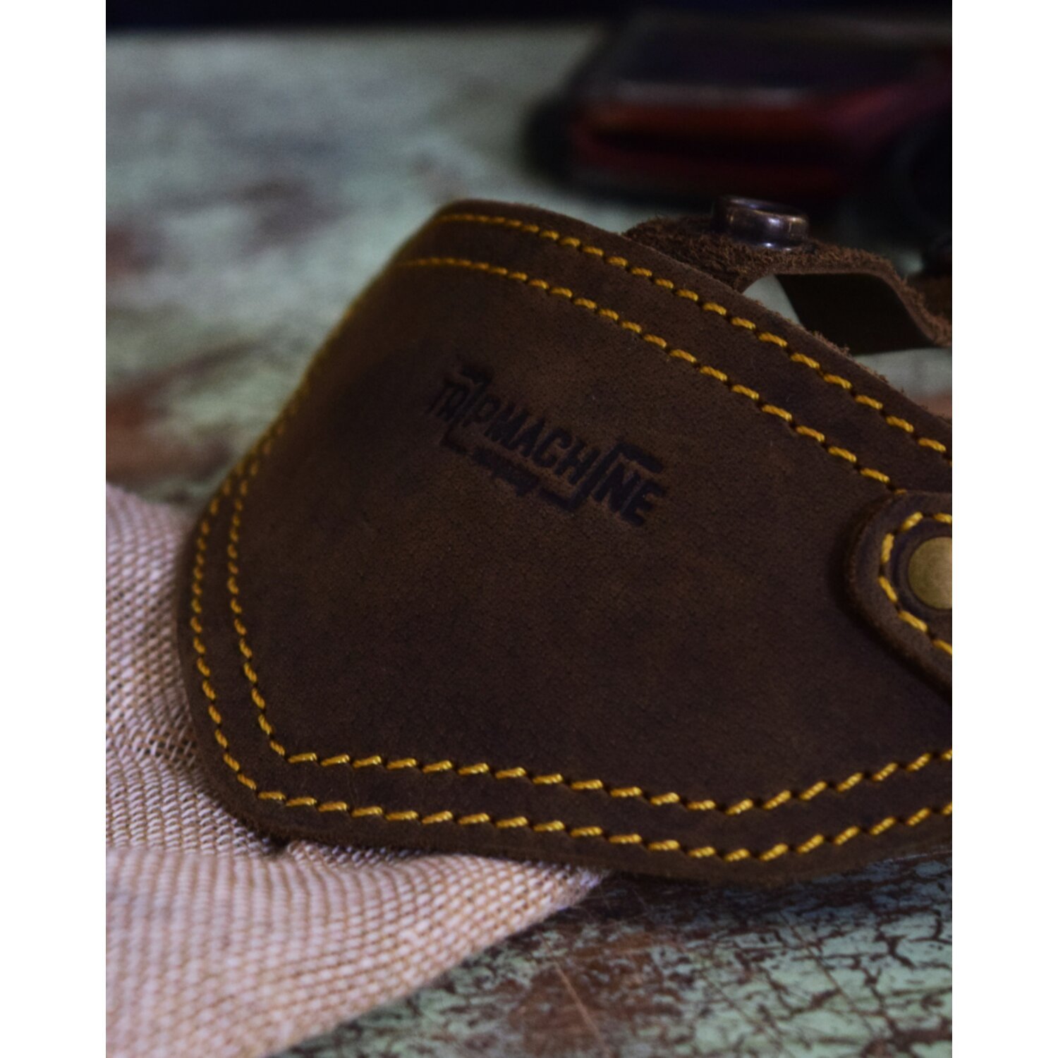 Trip Machine Shoe protector classic tobacco, Brown