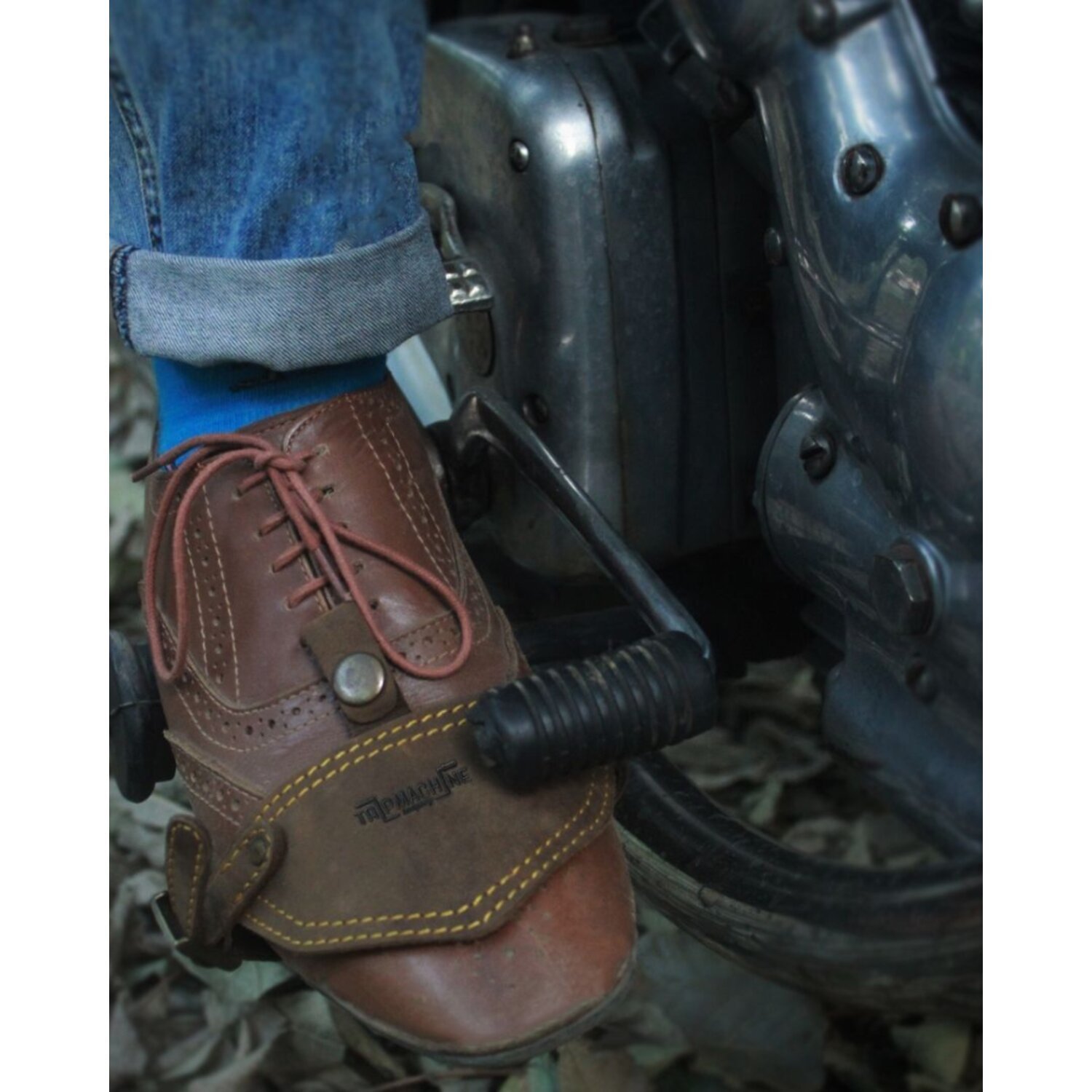 Trip Machine Shoe protector classic tobacco, Brown