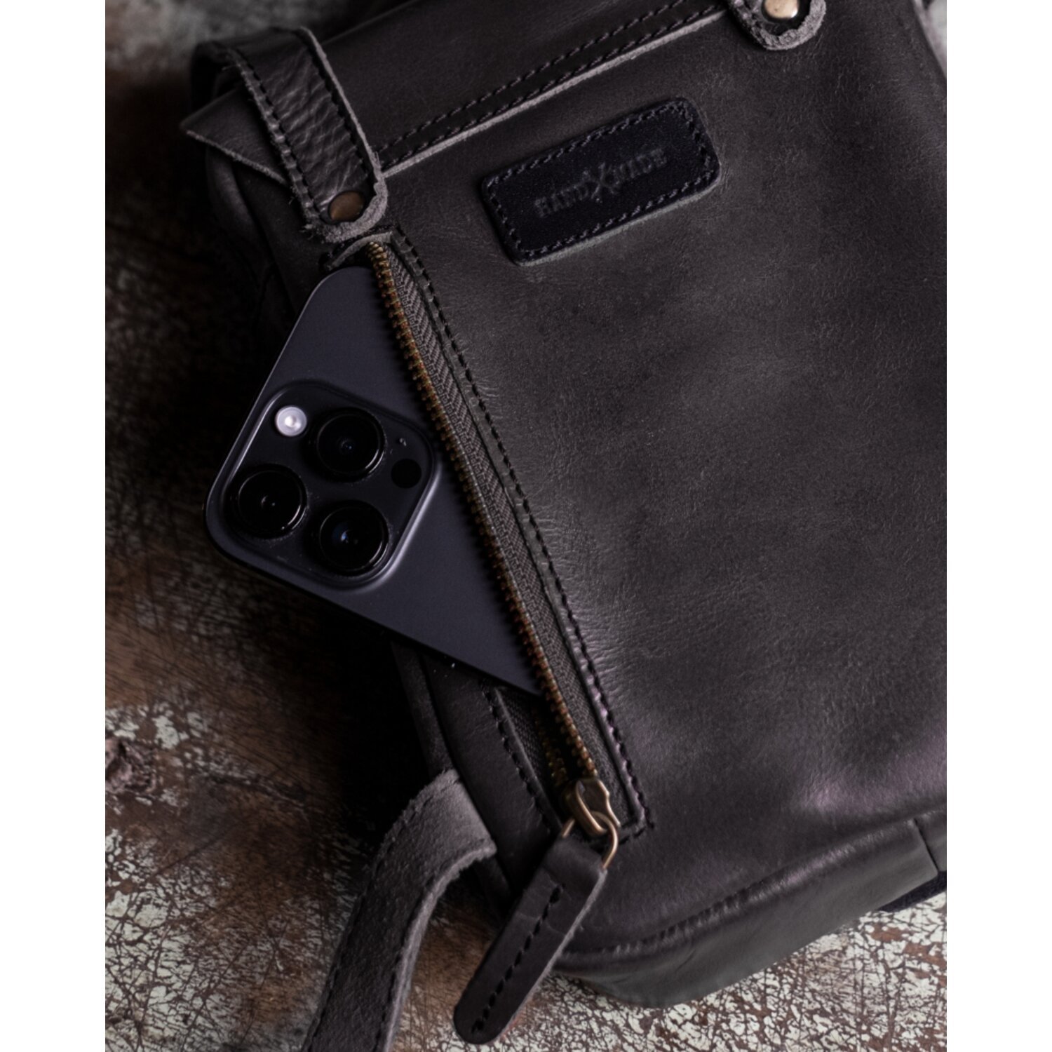 Trip Machine, Thigh bag / leg bag. Black