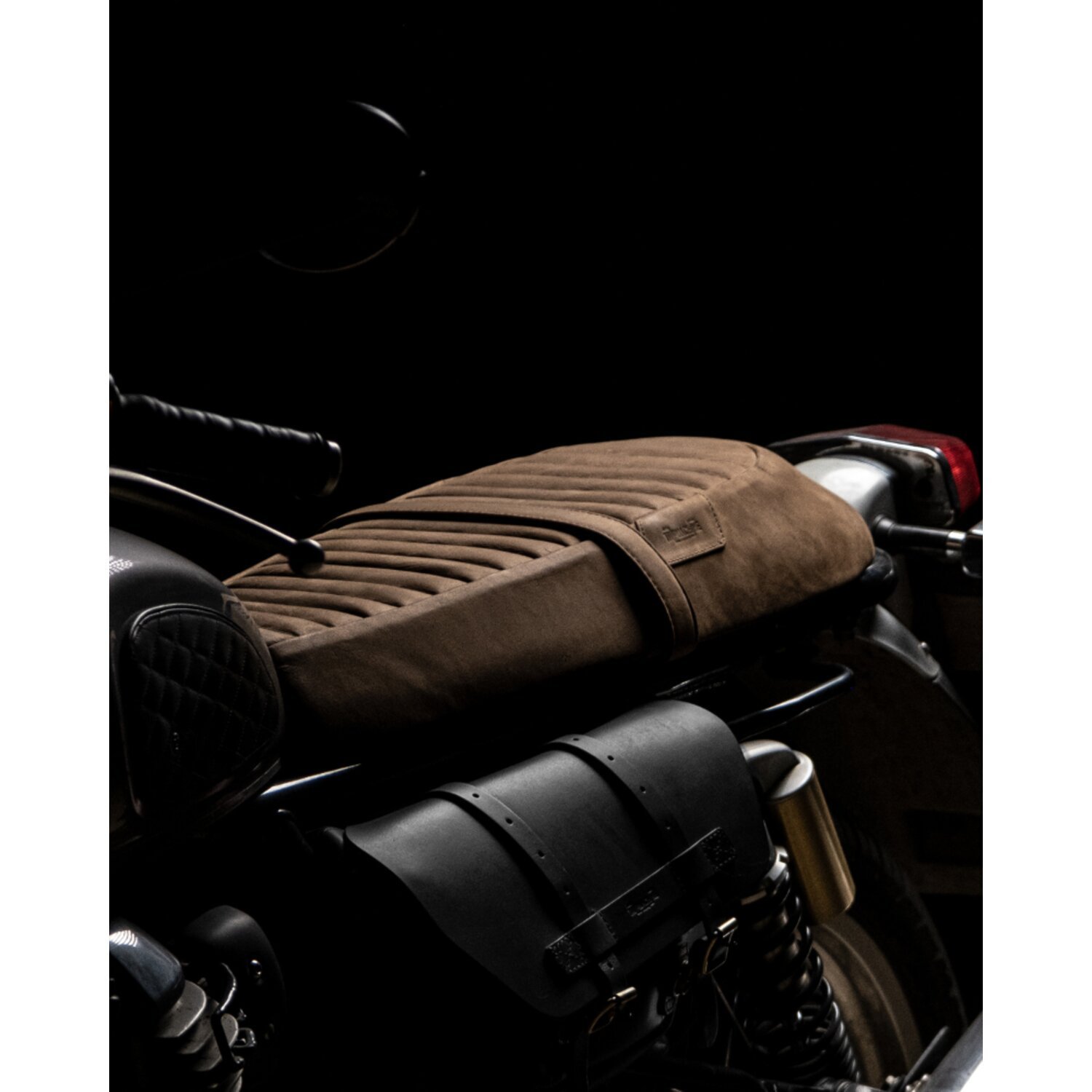 Trip Machine Touring Seat RE Twins brown leather