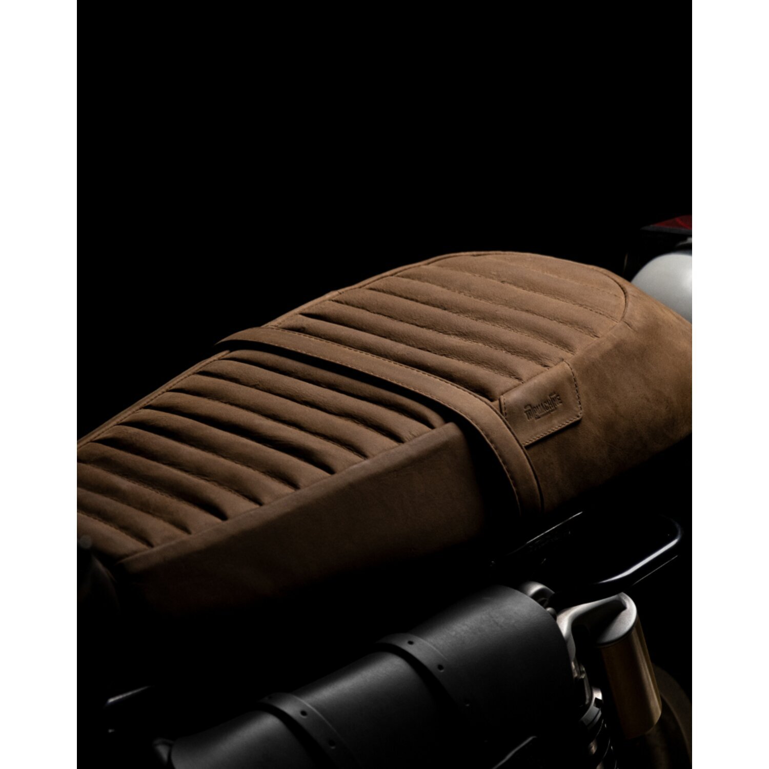 Trip Machine Touring Seat RE Twins brown leather