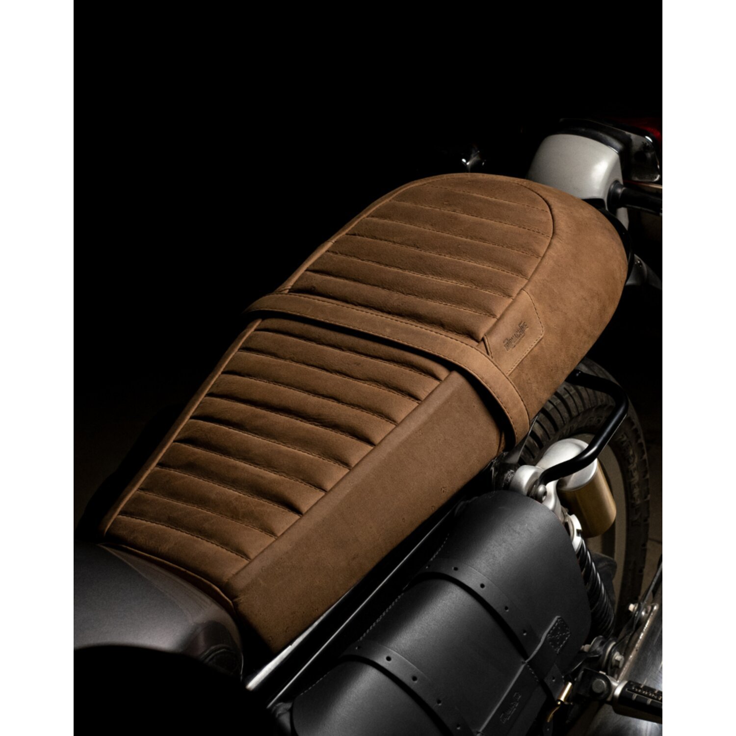 Trip Machine Touring Seat RE Twins brown leather
