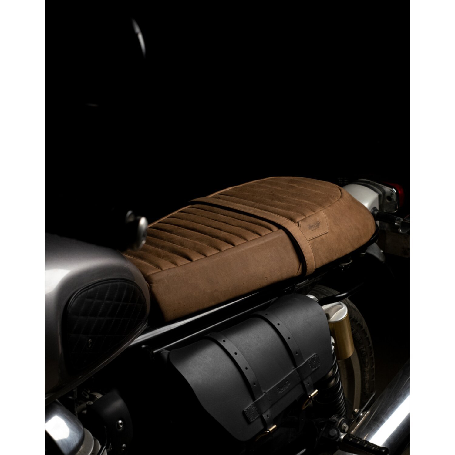 Trip Machine Touring Seat RE Twins brown leather