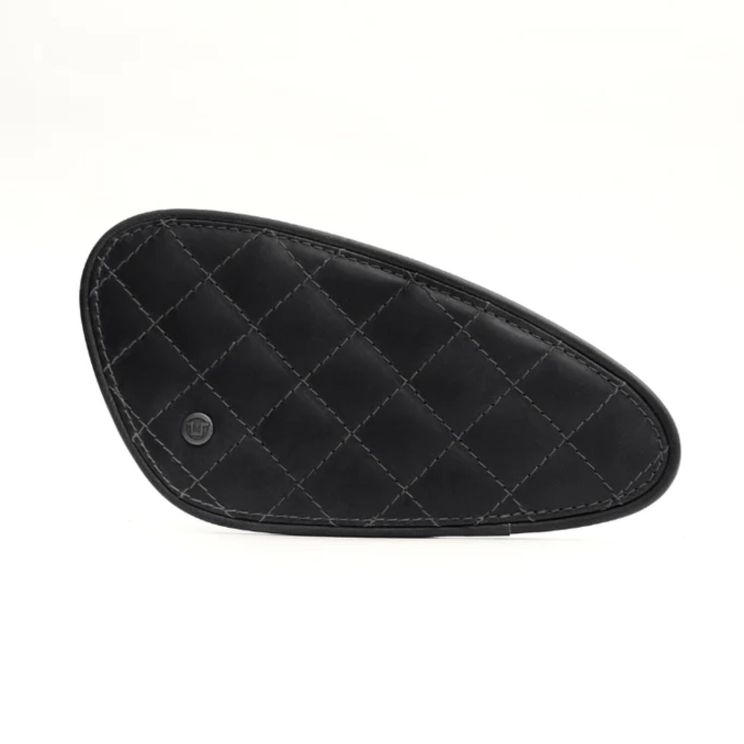 Trip Machine, Diamond leather gas tank pad set, Black