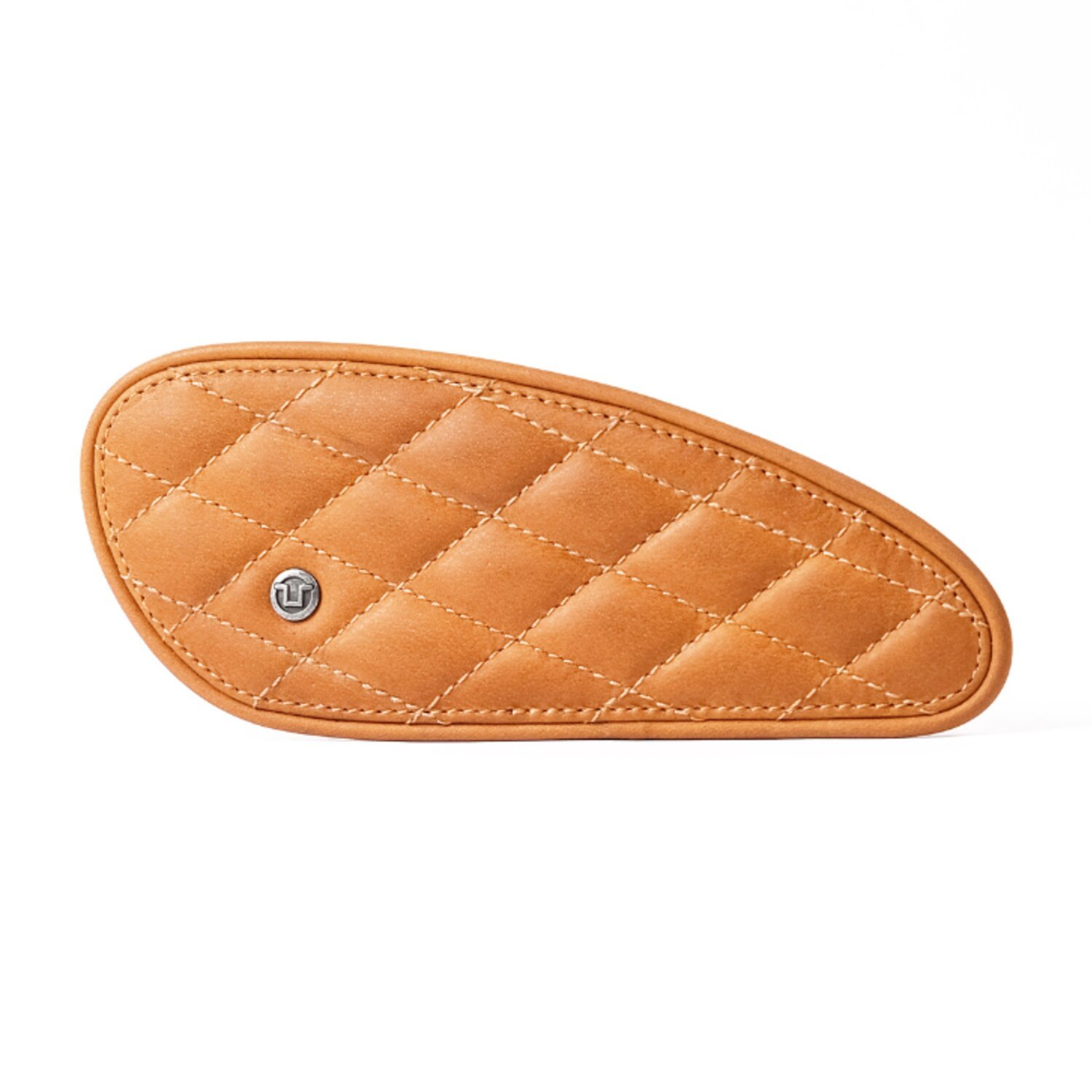 Trip Machine, Diamond leather gas tank pad set, tan