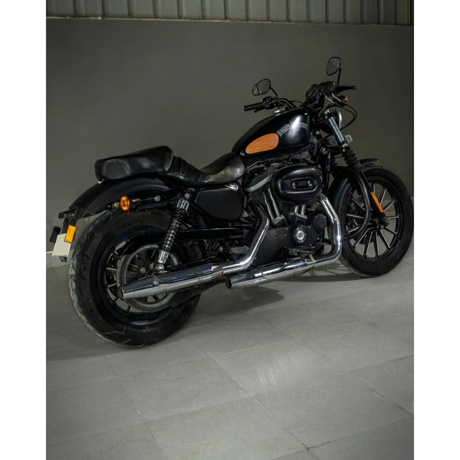 Trip Machine, Mini Classic leather tank pads, tan