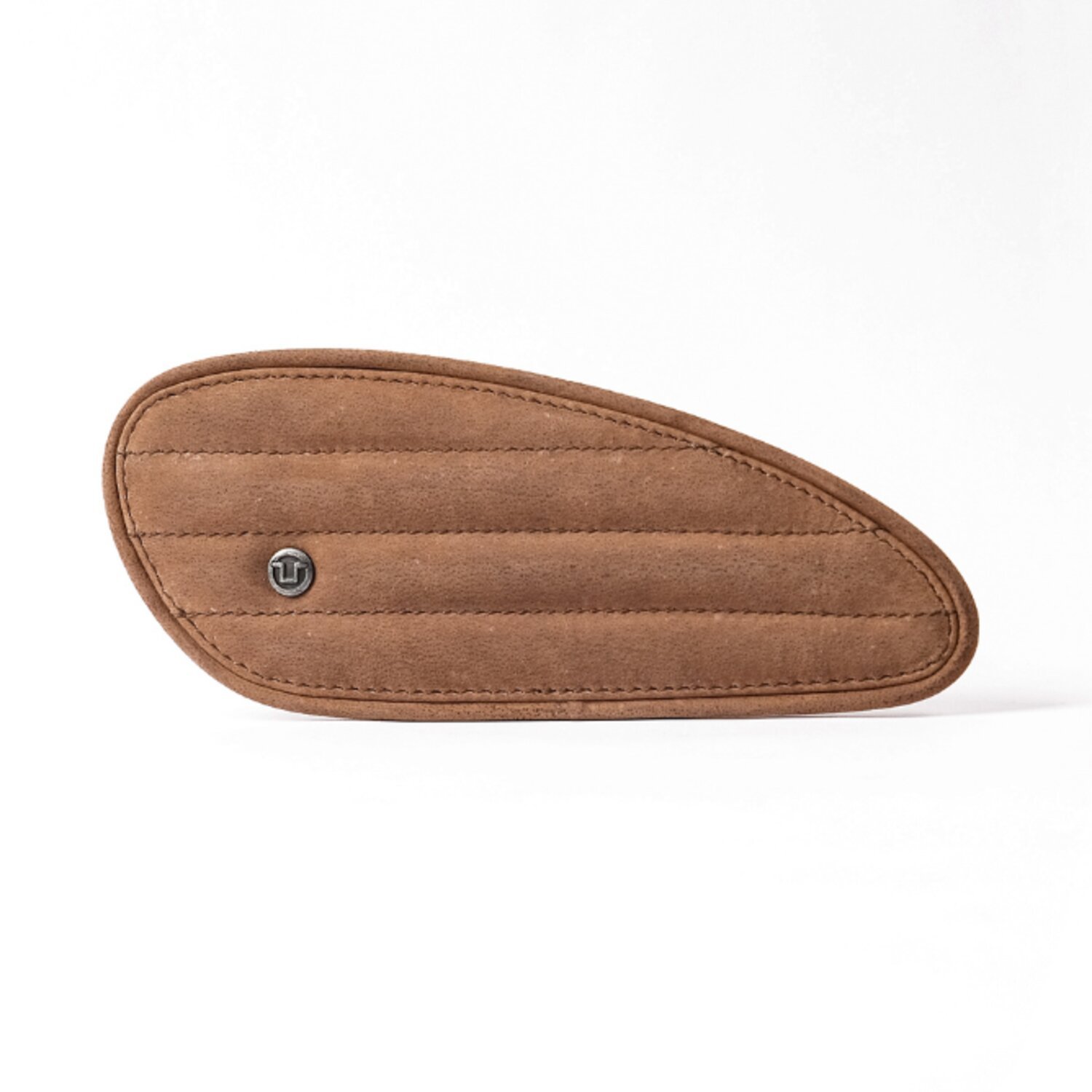 Trip Machine, Mini Classic leather tank pads, tobacco