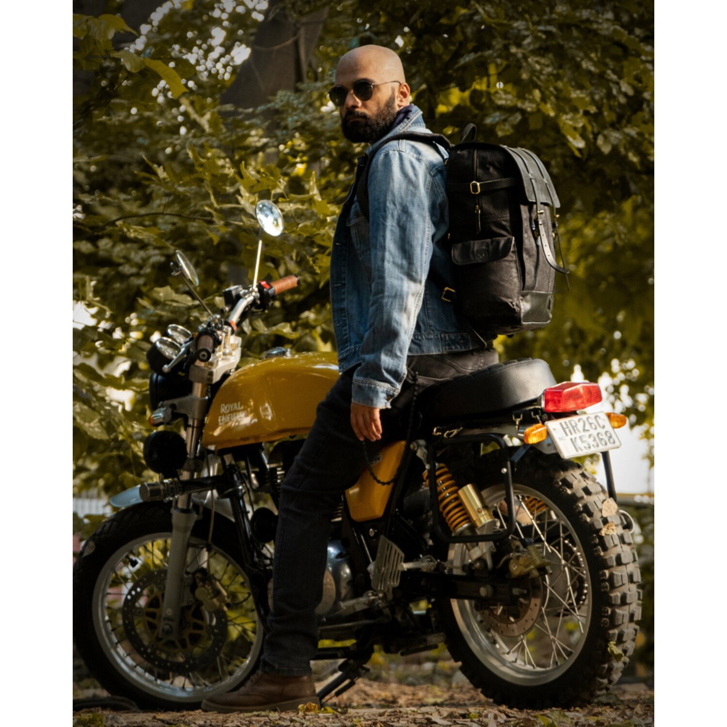Trip Machine Rambler backpack bag black
