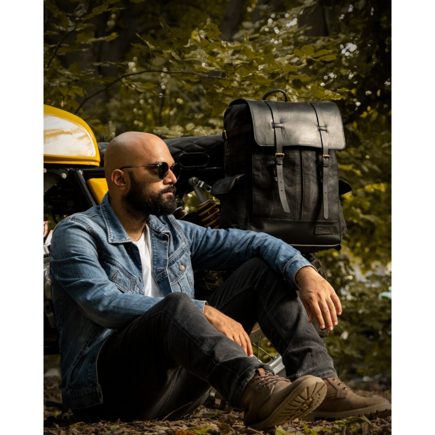 Trip Machine Rambler backpack bag black