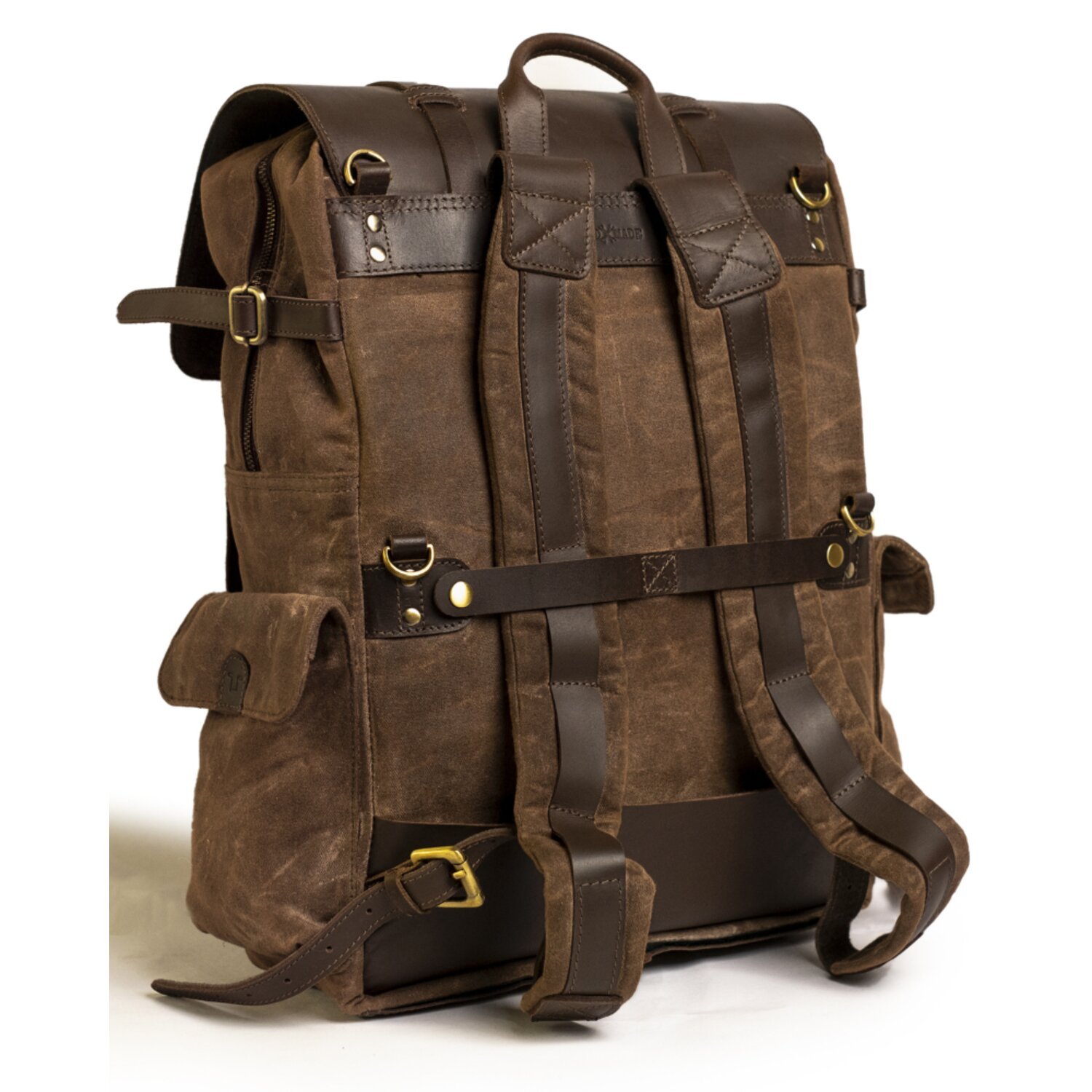 Trip Machine Rambler backpack bag tobacco brown