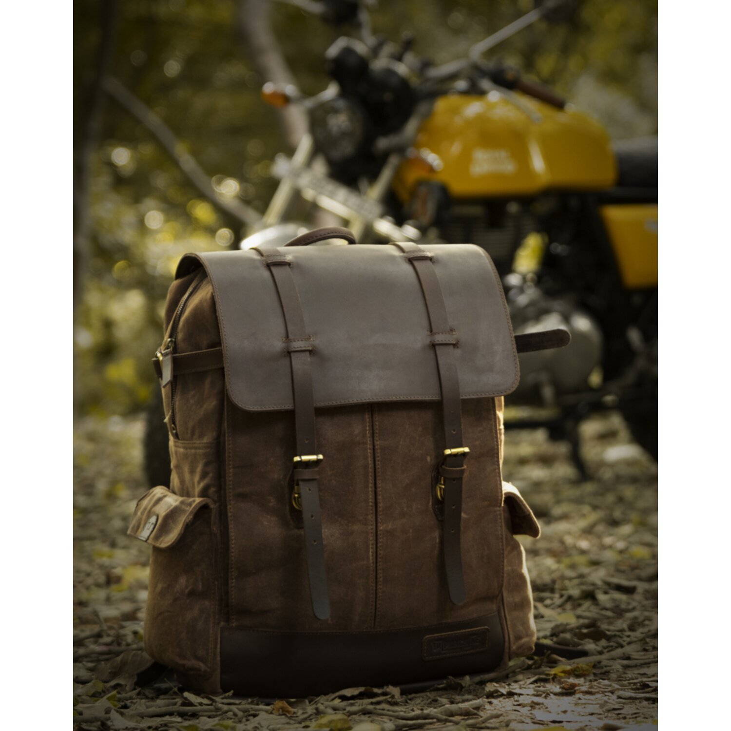 Trip Machine Rambler backpack bag tobacco brown