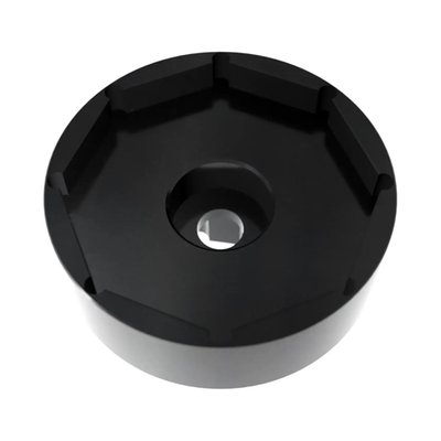 The Kraus 50mm Fork Cap Tool will help in installation of specific Ohlins cartridges and forks.

This tool has an eight sided octagon shape measured 50mm side to side.
