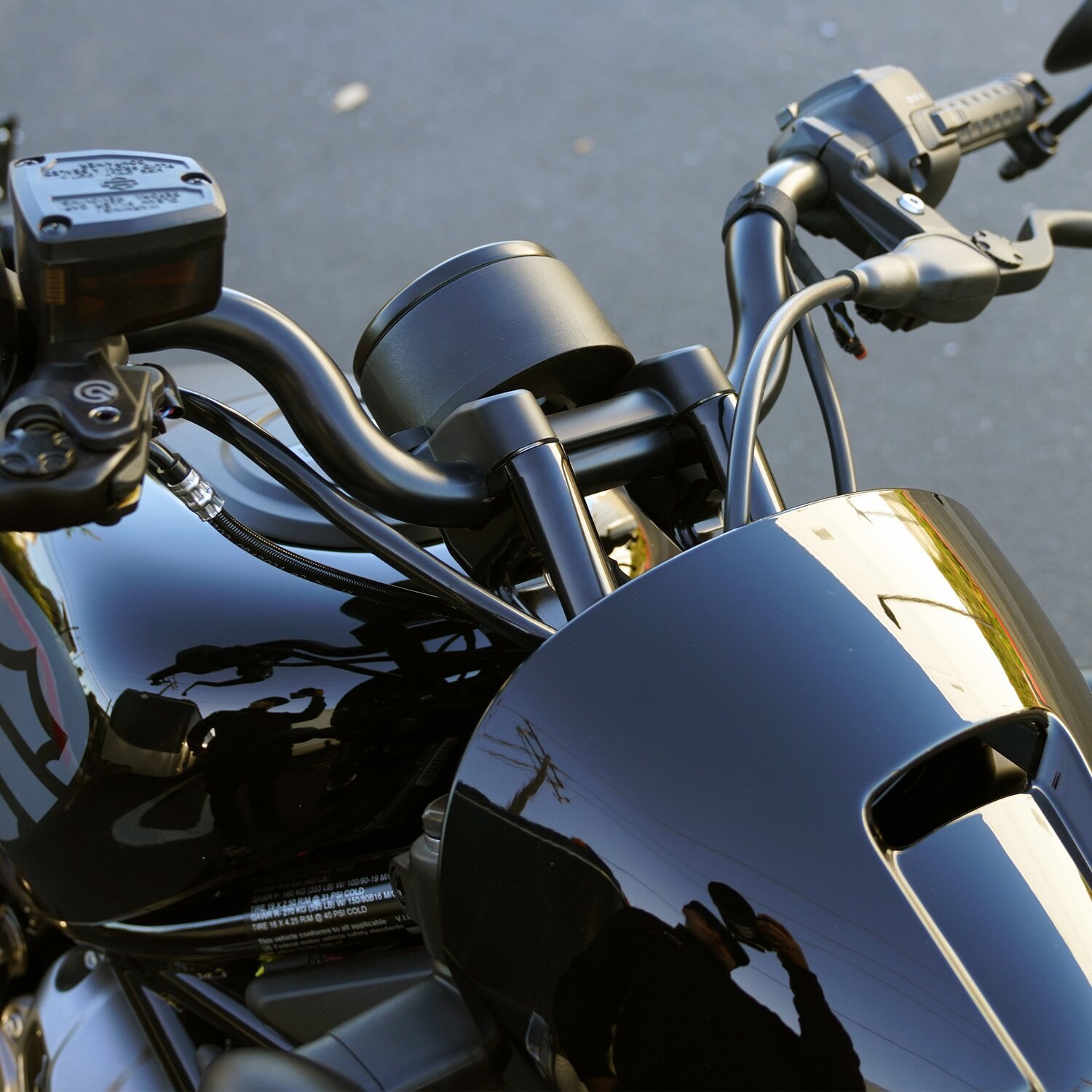 Arlen Ness, Riser Kit, Black, Anodized