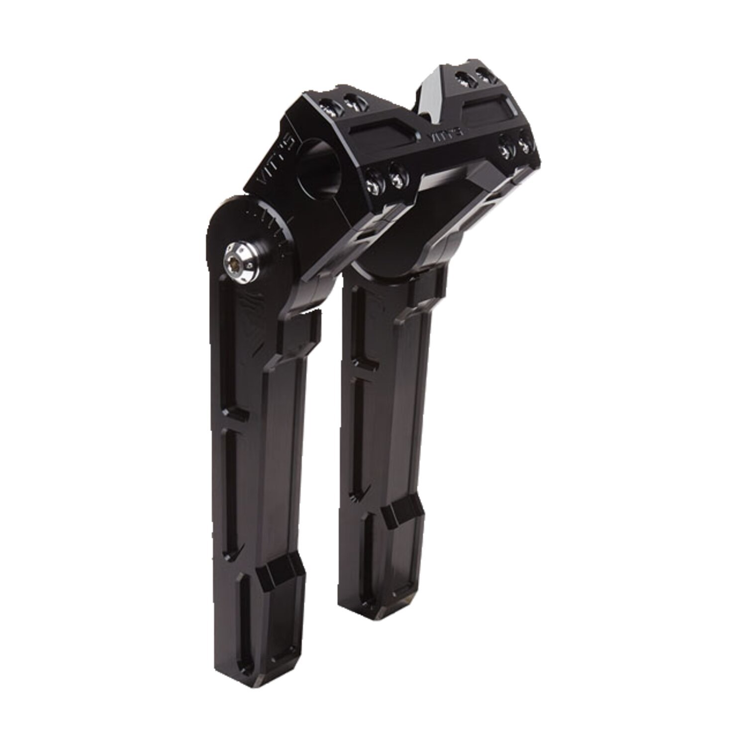 Vity's Design, 8" adjustable risers, Black, Anodized