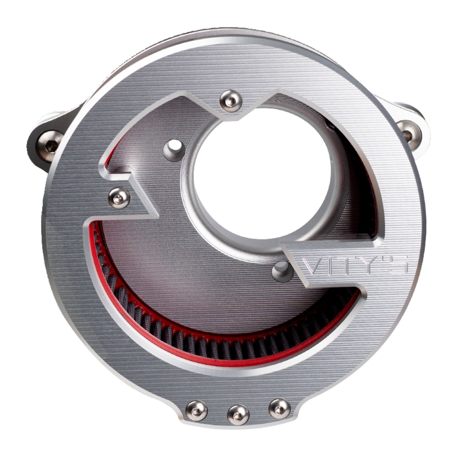 Vity's Design, 'Massive' air cleaner assembly. Silver