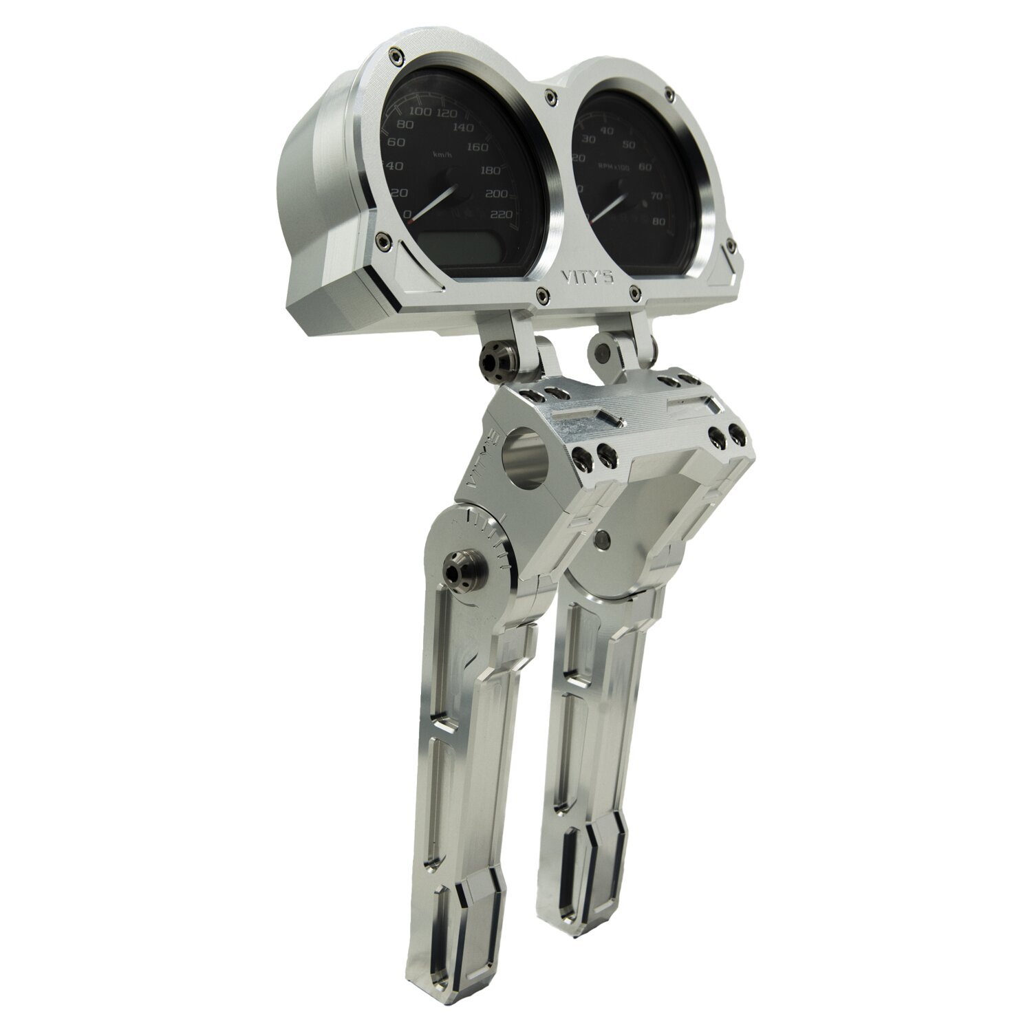 Vity's Design, adjustable dual gauge holder