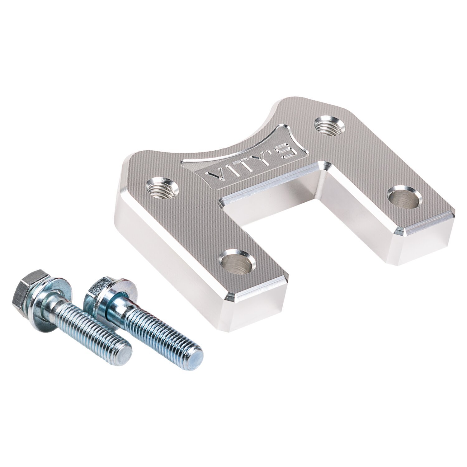 Vity's Design, pullback bracket for riser, Silver, Anodized