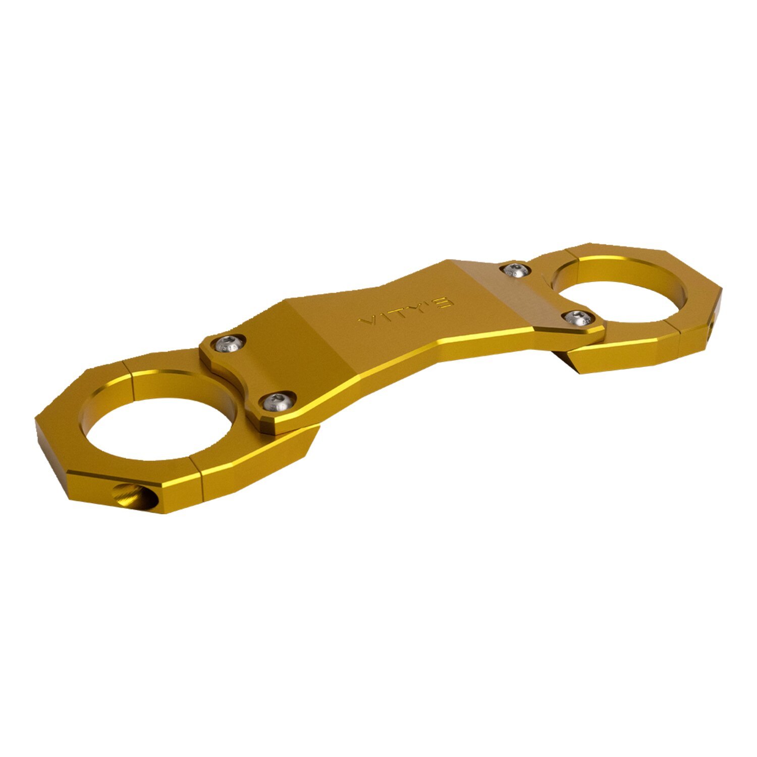 Vity's Design, fork brace, Gold, Polished