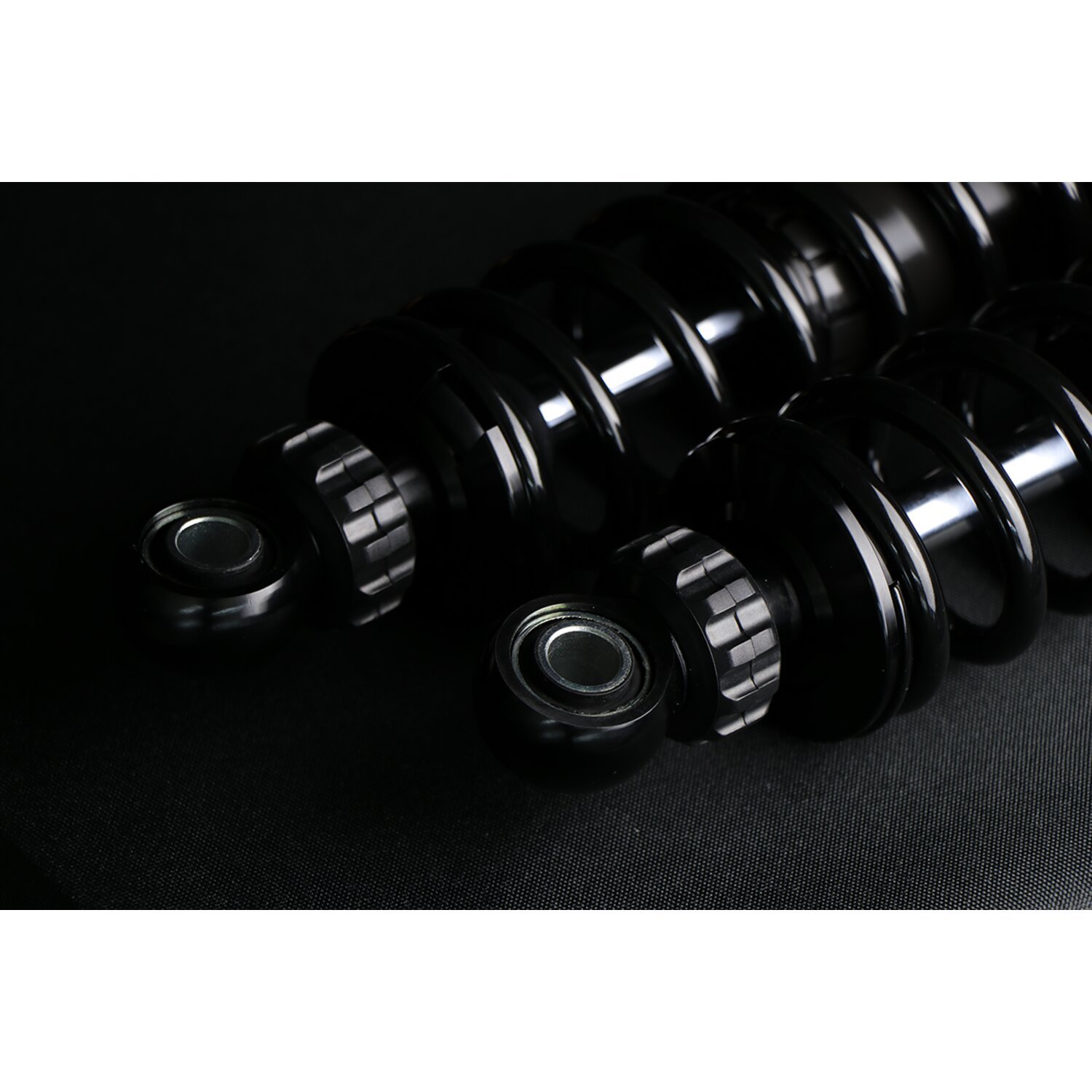 Öhlins, STX36 Blackline rear shocks golden reservoir. 12", Gloss